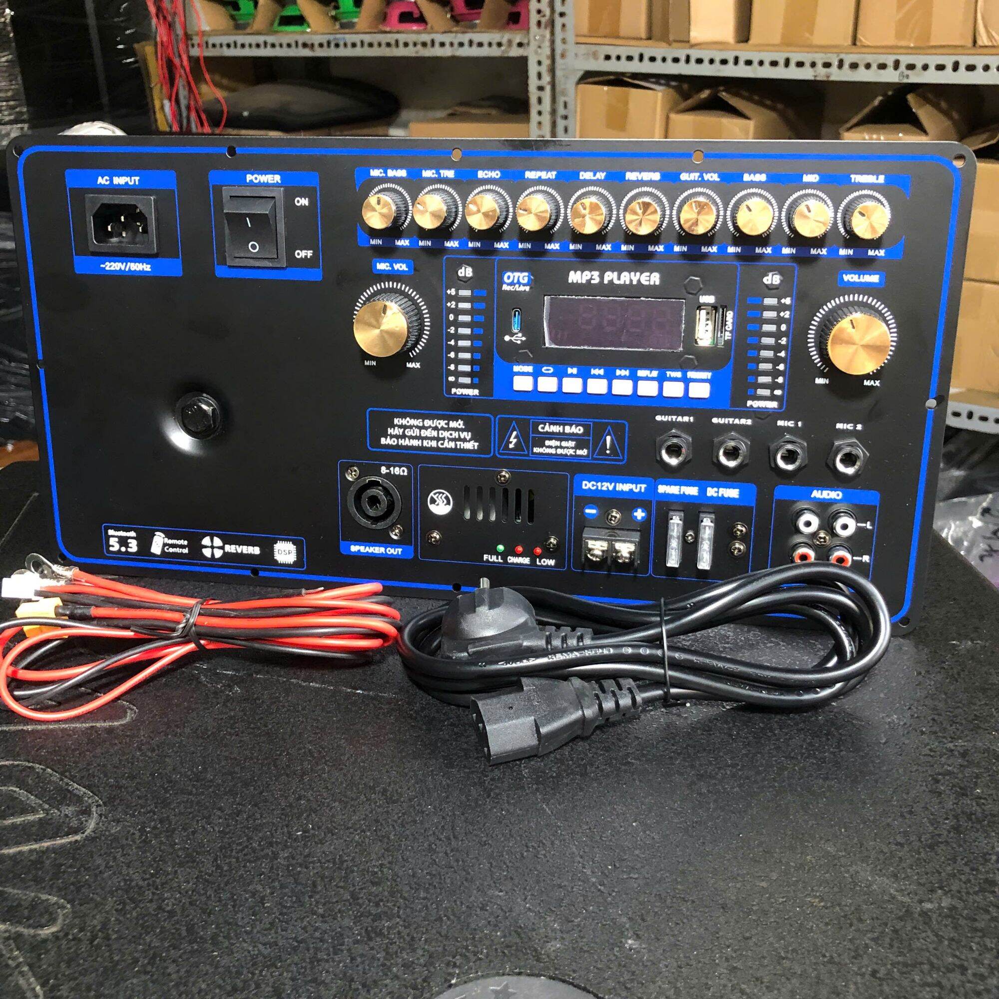BO MẠCH LOA KÉO V200HX_200W_CÓ REVERB_KT ( 19X38CM)
