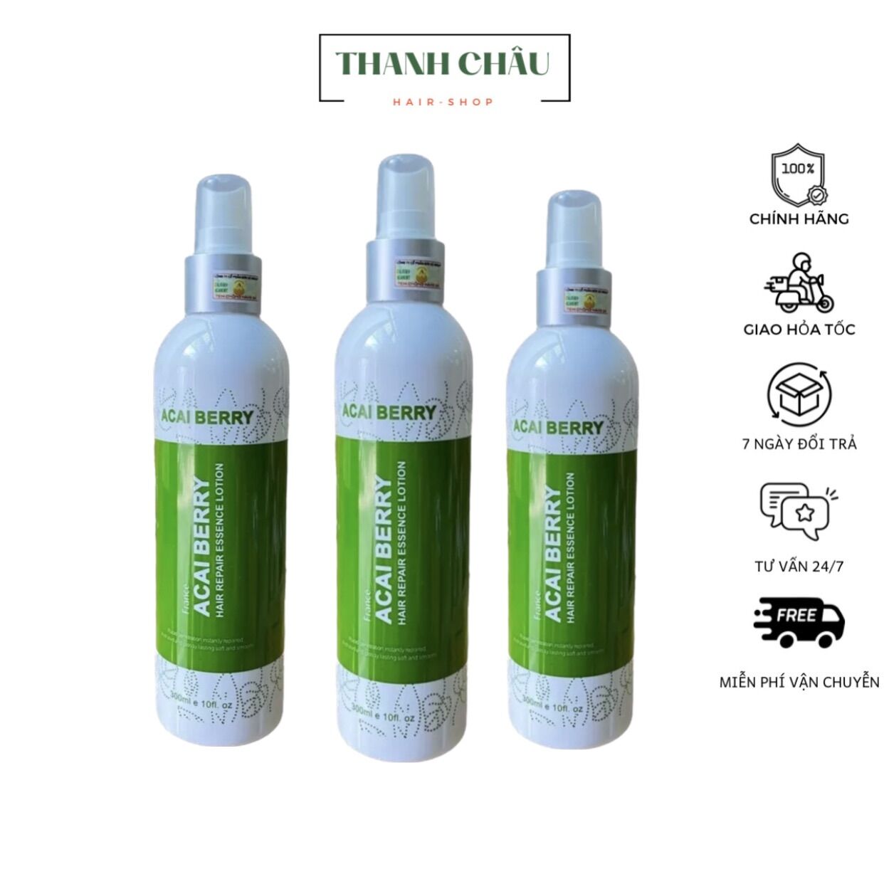 Xịt dưỡng đạm colagen ACai beauty 300ml