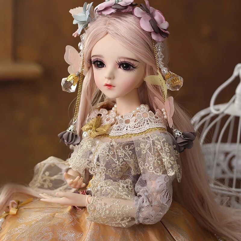 Búp Bê 60cm Doris Face Up Tay - Thay Được Tóc + Mắt - Karina