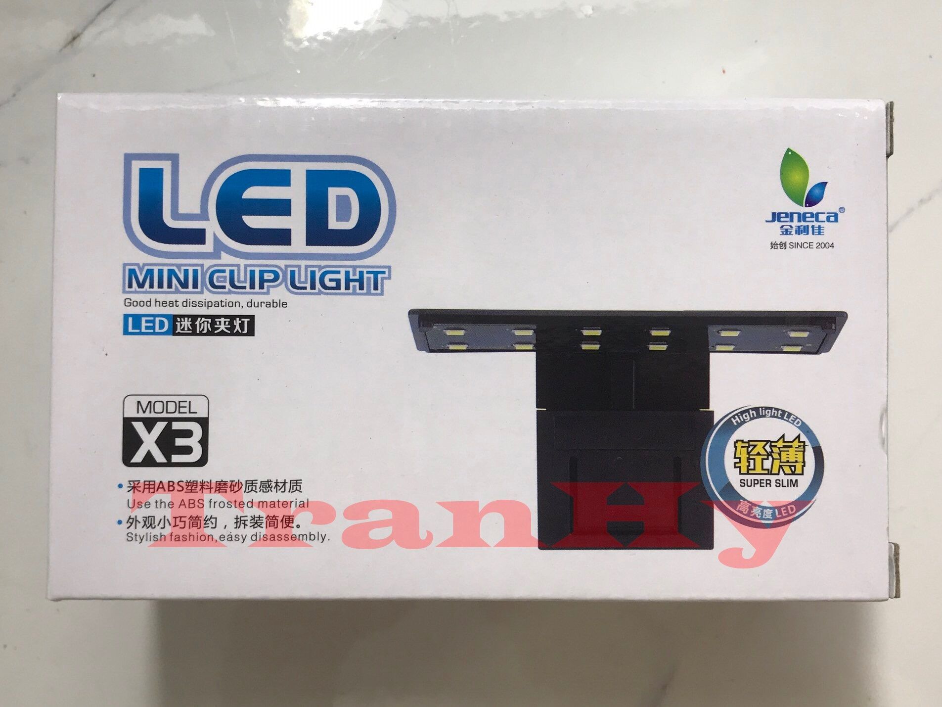 Đèn kẹp LED mini X3 5W dùng cho hồ cá, hồ tép cảnh, đèn led thủy sinh