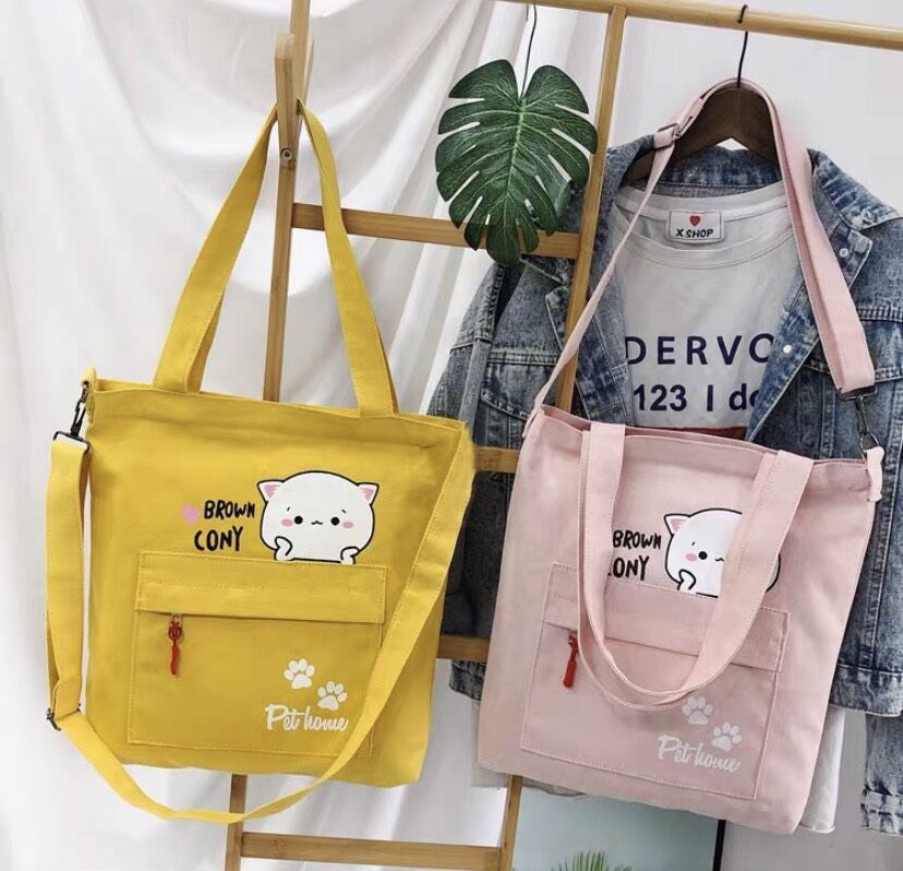 TOTE ĐEO 2 KIỂU _ Brown Cony