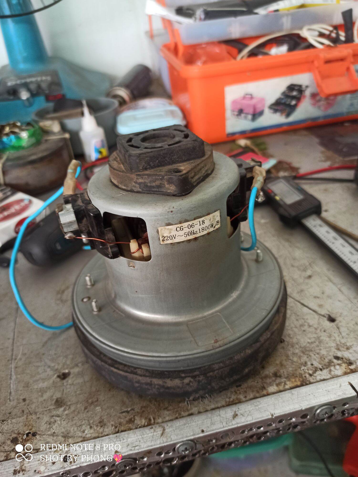 Motor máy hút bụi 1400w