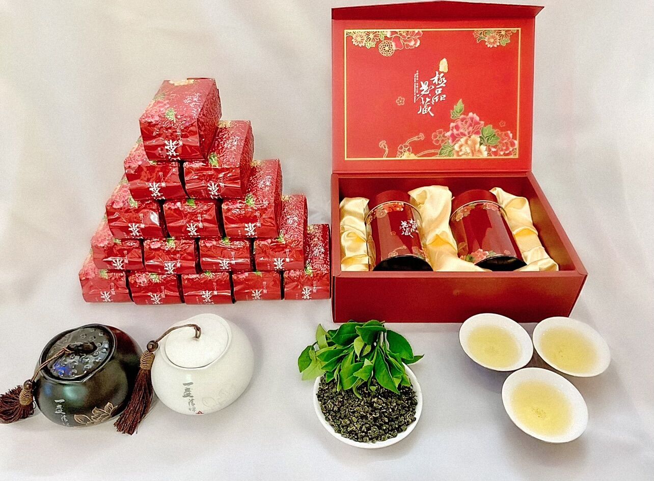 Hộp trà lễ hoa mẫu đơn