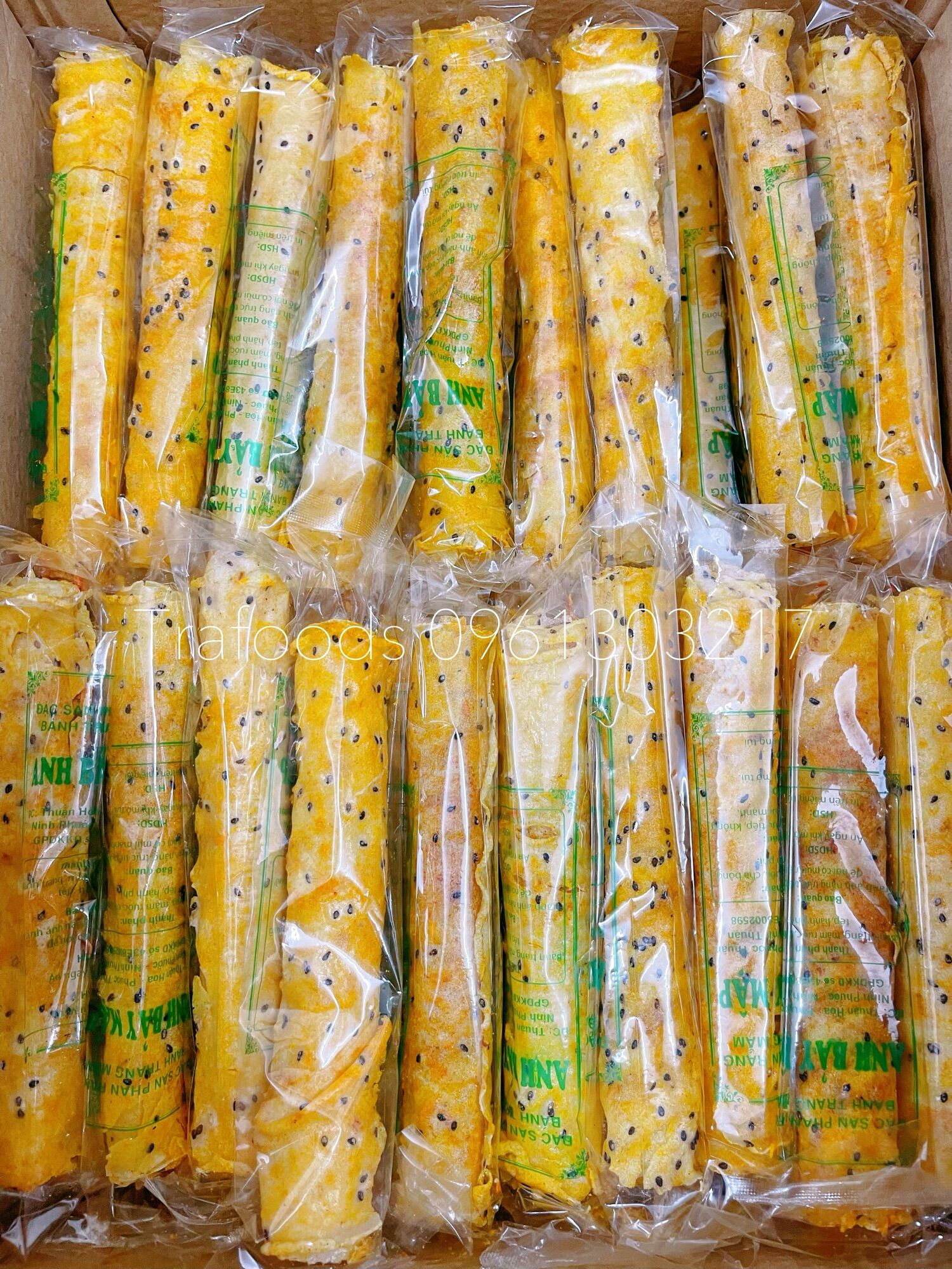 [10 Chiếc] Bánh Tráng Nướng Tép Ruốc Anh Bảy Mập