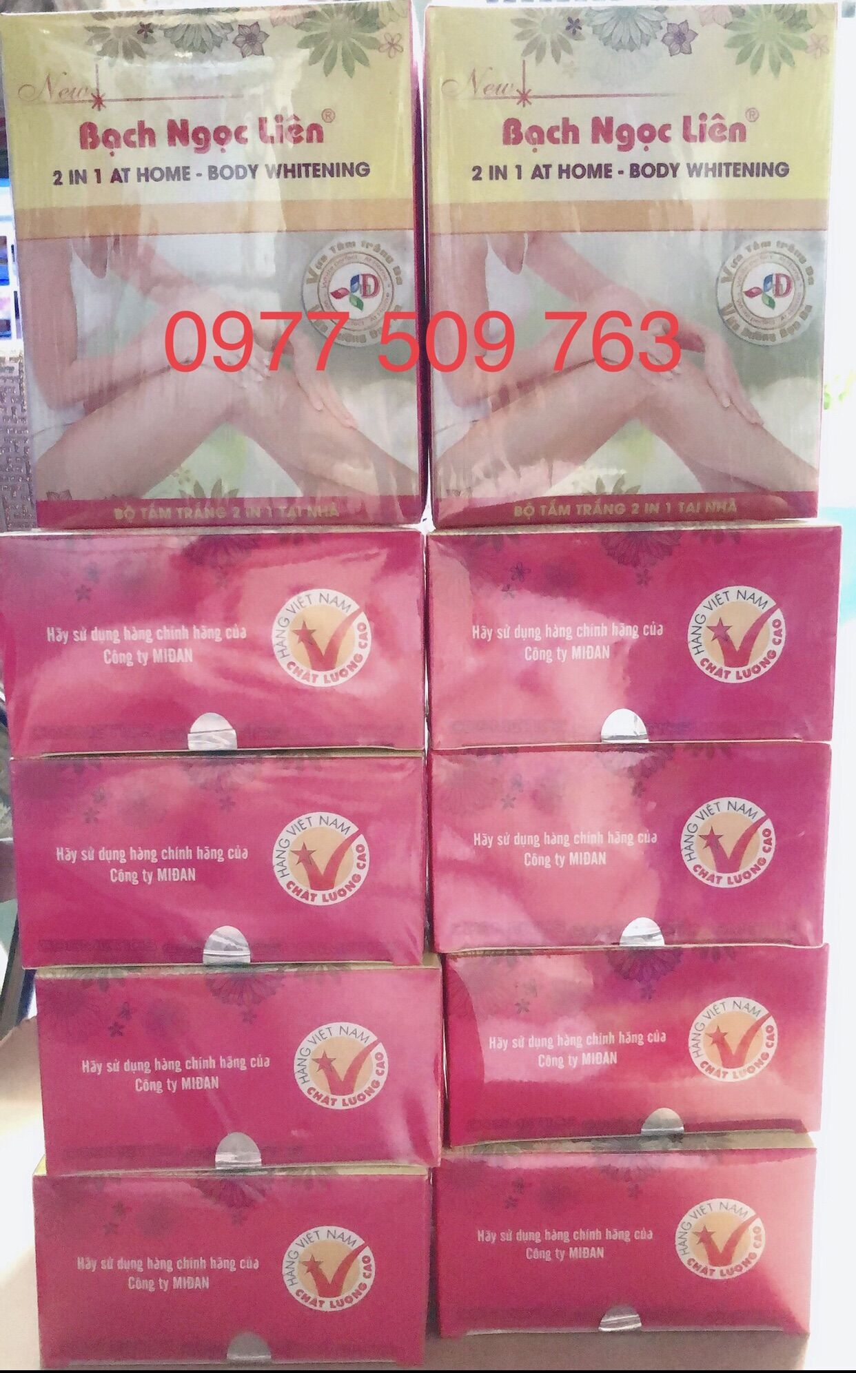 10 hộp - tắm trắng Bạch Ngọc Liên