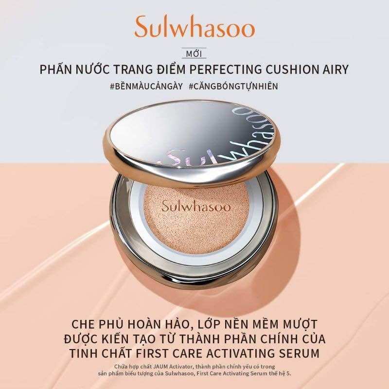 [ MẪU MỚI Kèm Lõi ] Phấn Nước Cao Cấp Sulwhasoo Perfecting Cushion Ex AIRY