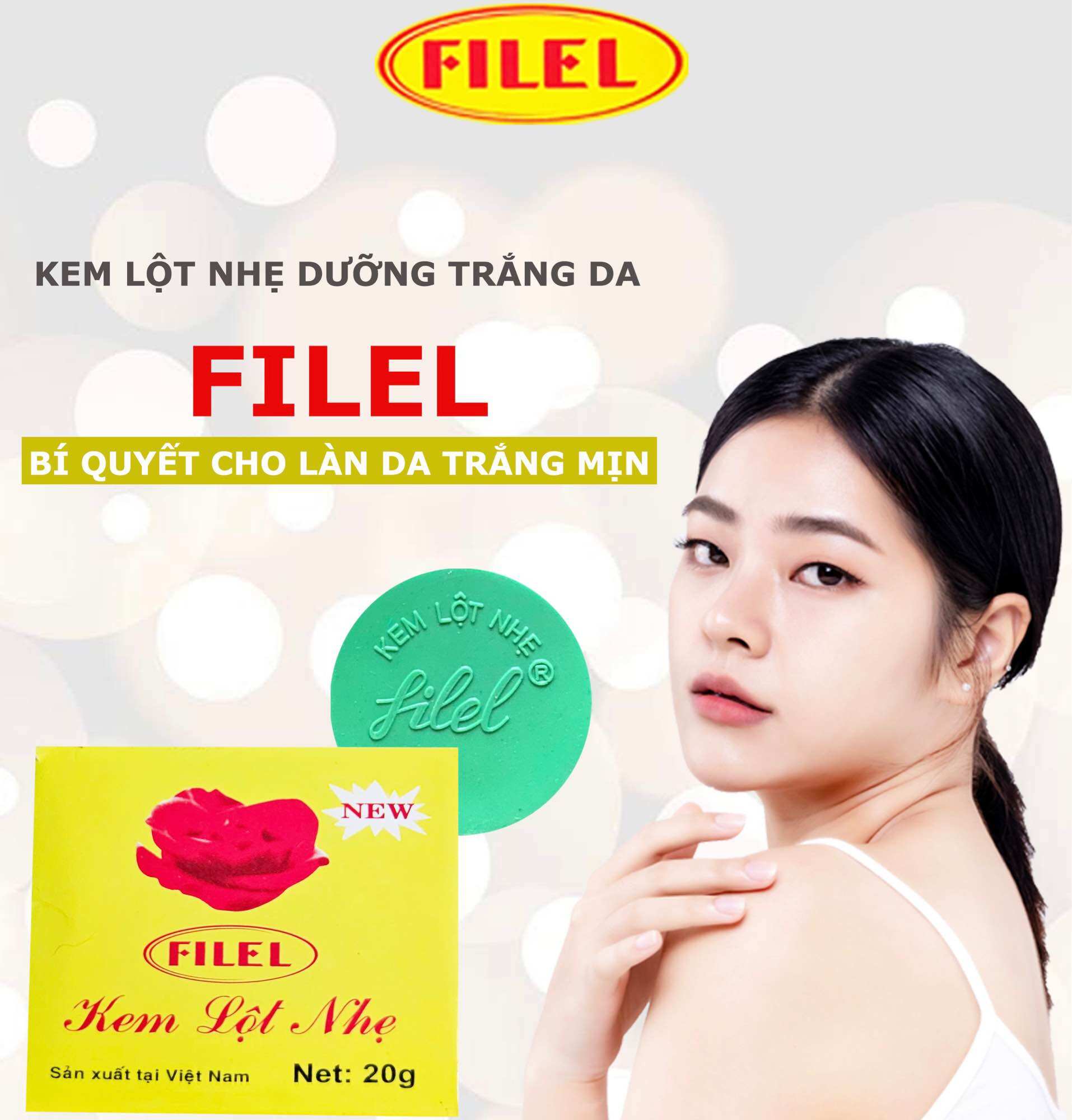 Kem lột nhẹ Lan Anh Filel gia hân 20g loại bỏ tế bào chết trên da