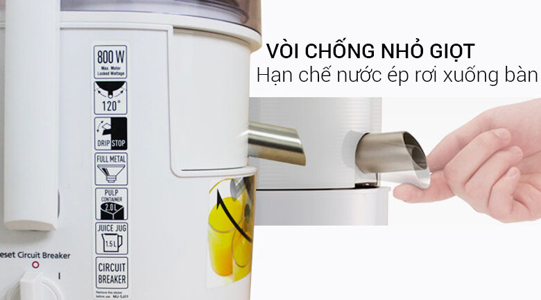 Máy ép trái cây Panasonic MJ-SJ01WRA

 ( HÀNG TRƯNG BÀY)