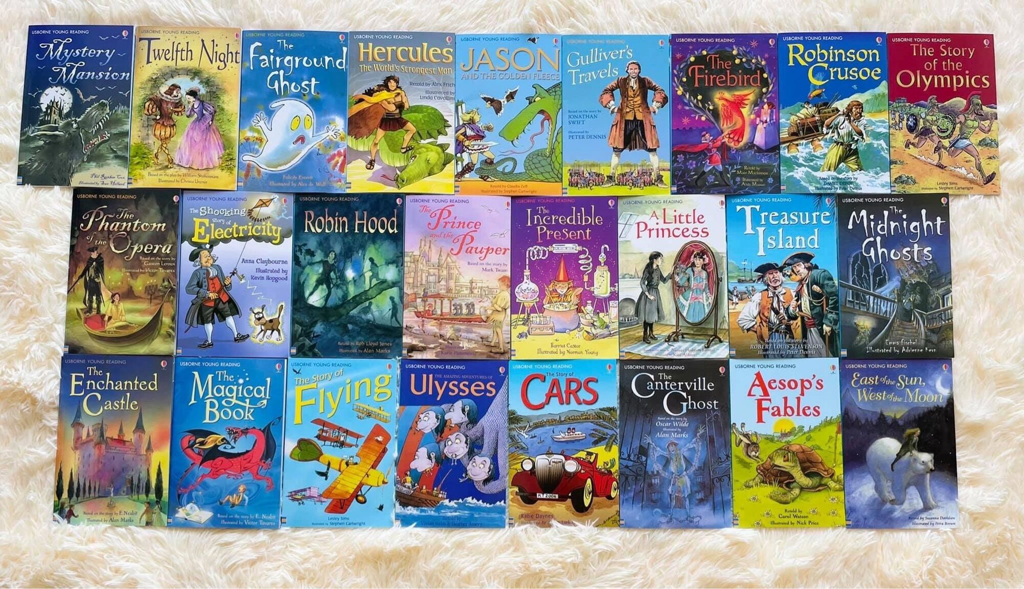 The Usborne Reading Collection (Purple box)
