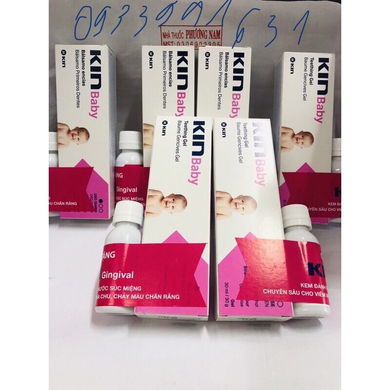 Gel bôi niêm mạc Kin baby-tuýp 30g