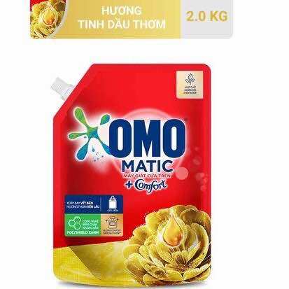 Nước giặt OMO Matic Túi 2kg/ 18kg ( Mẫu Mới)