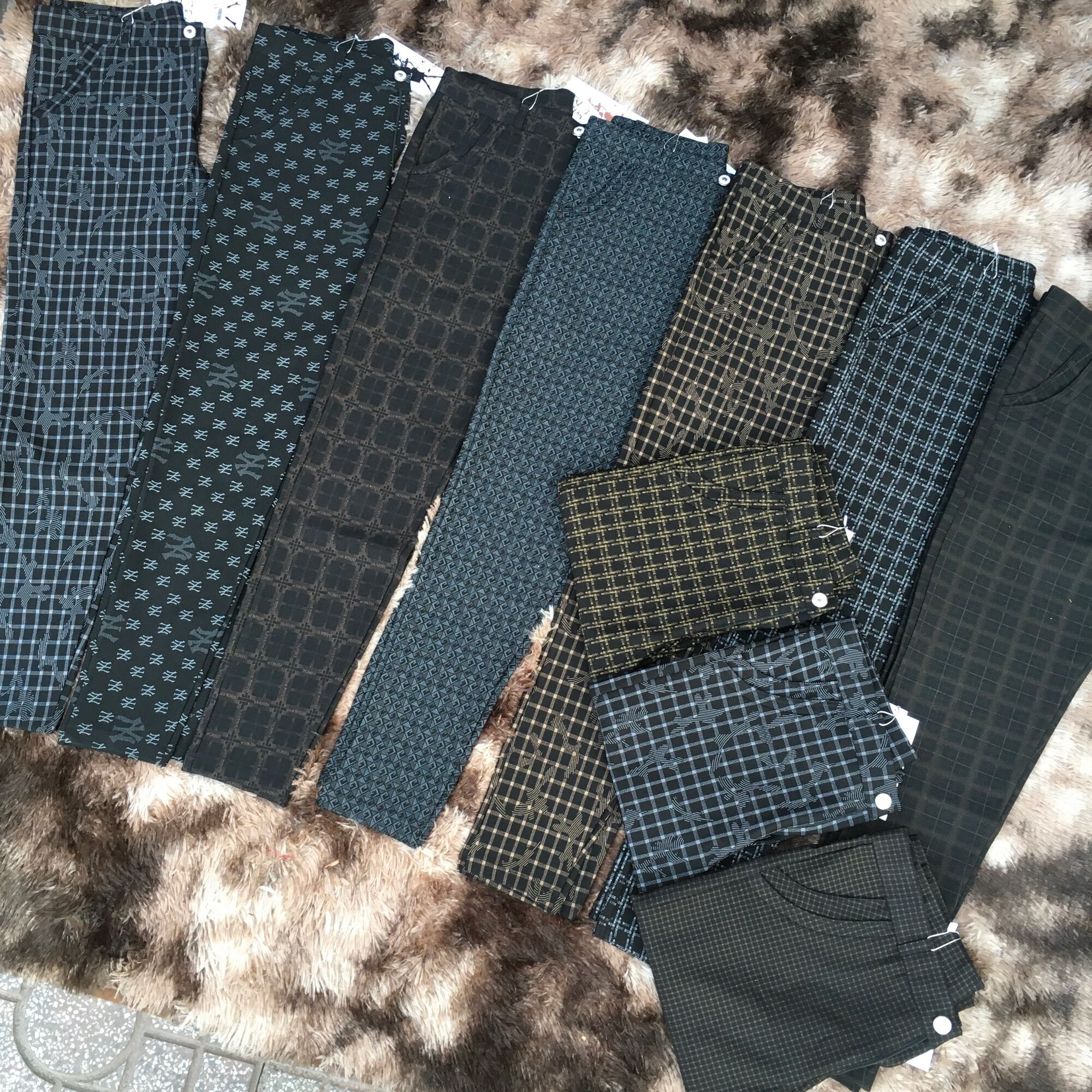[HCM]Quần dài caro sọc kẻ (size 40-78kg