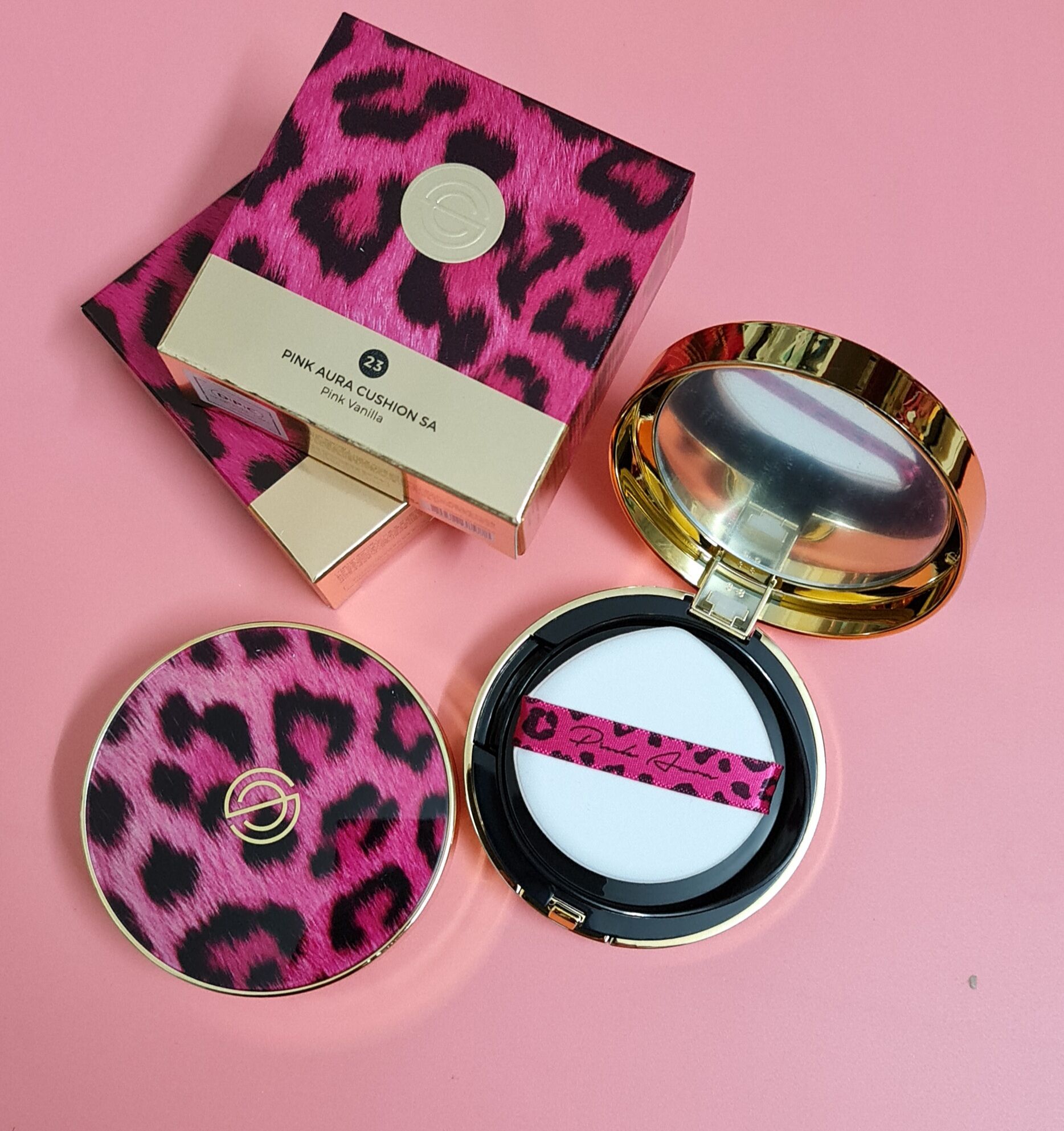 CUSHION DPC PINK AURA SA VỎ DA HỒNG