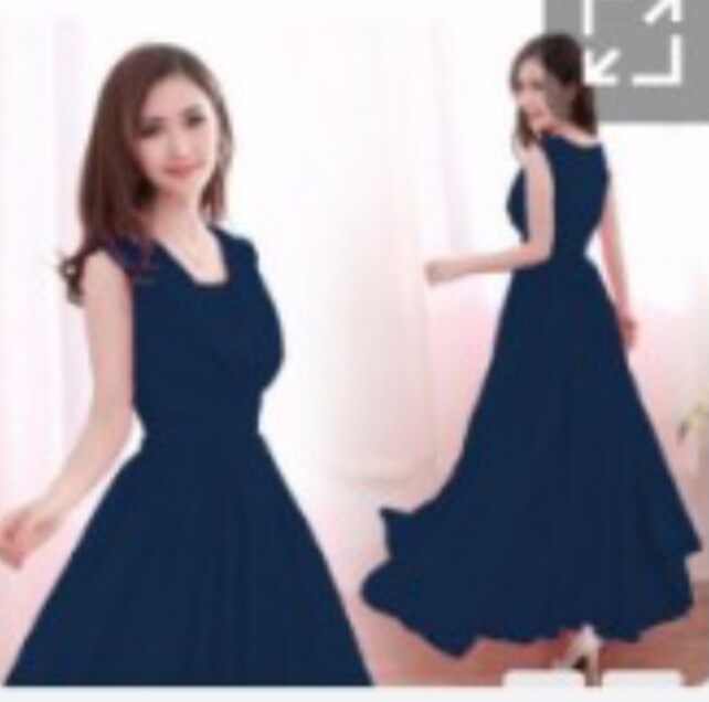 Đầm maxi cổ đổ (mã 49)