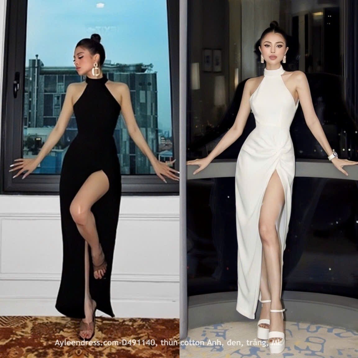 Dạ hội cổ yếm hở lưng