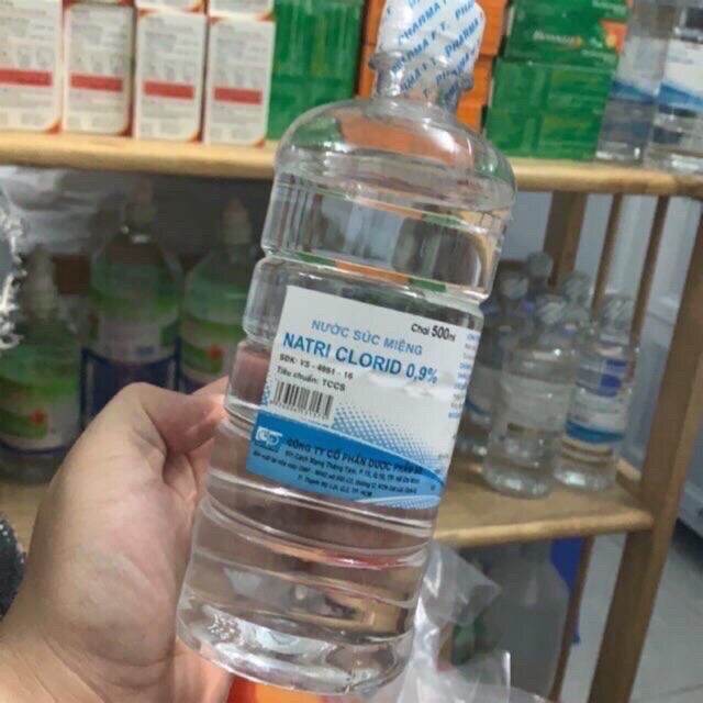 NƯỚC MUỐI SÚC MIỆNG 3/2 -  CHAI 500ML