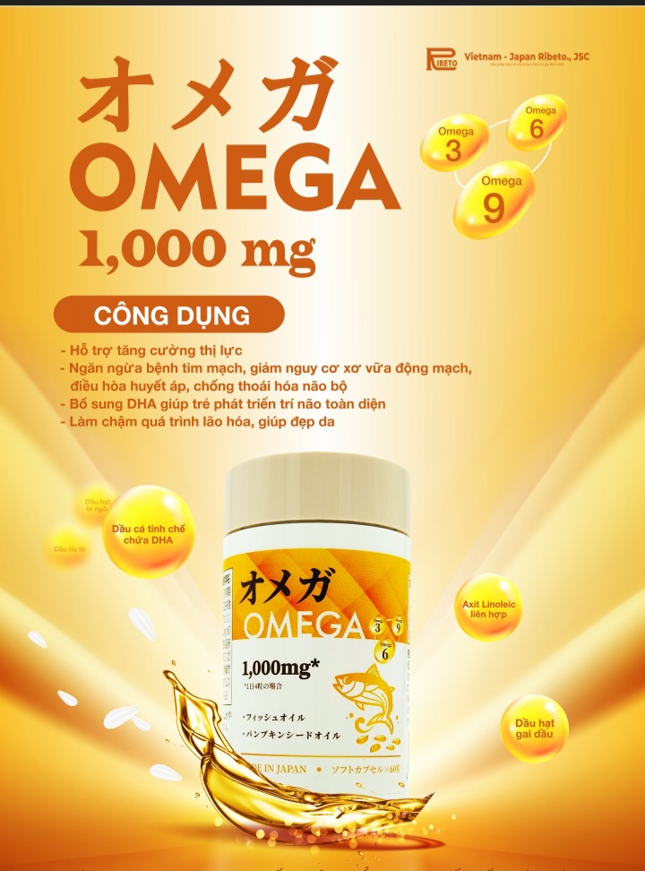 Viên dầu nhuyễn thể omega 369 nhật bản