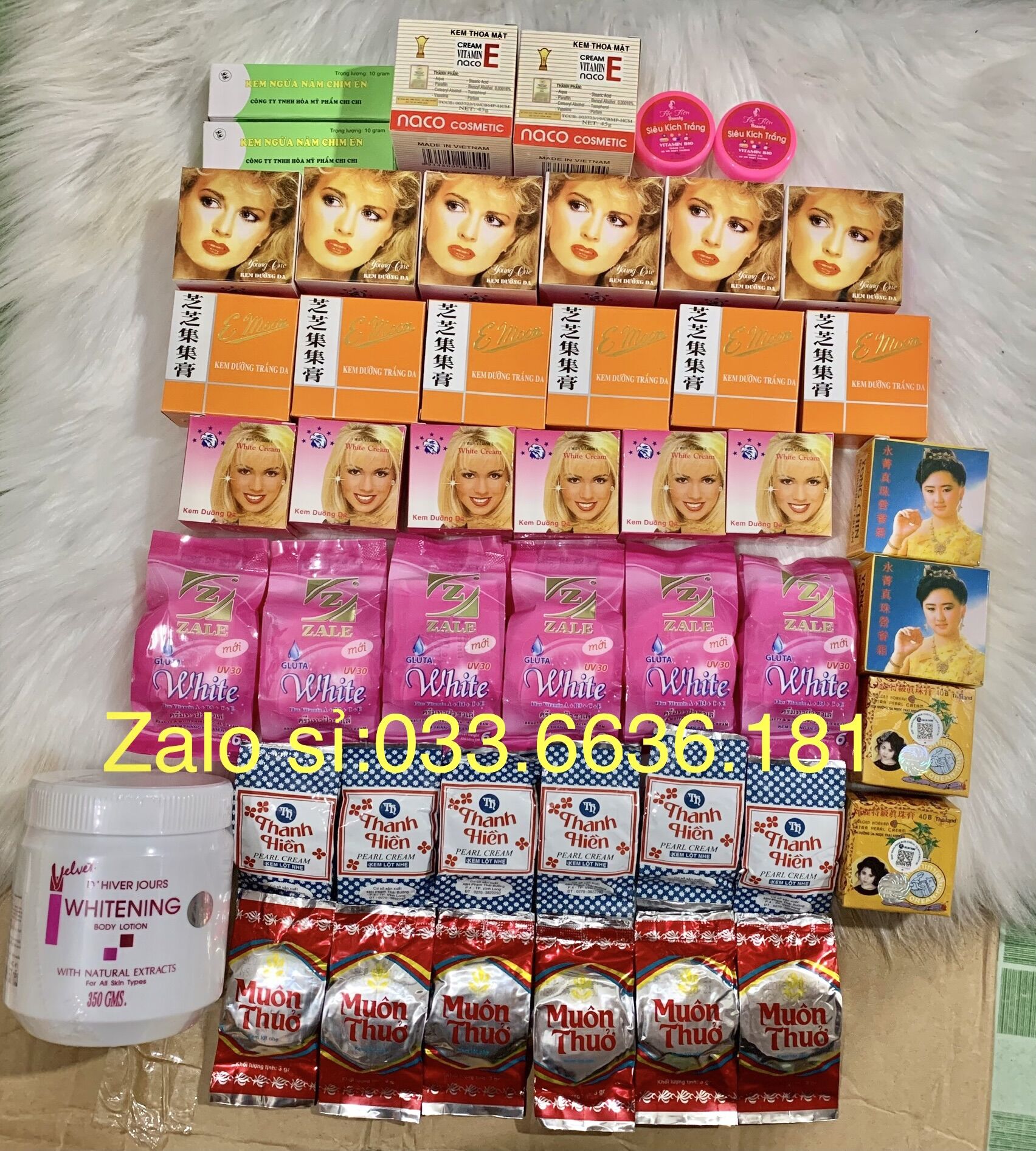 Combo kem trộn trắng da toàn thân body siêu trắng da theo công thức spa 7