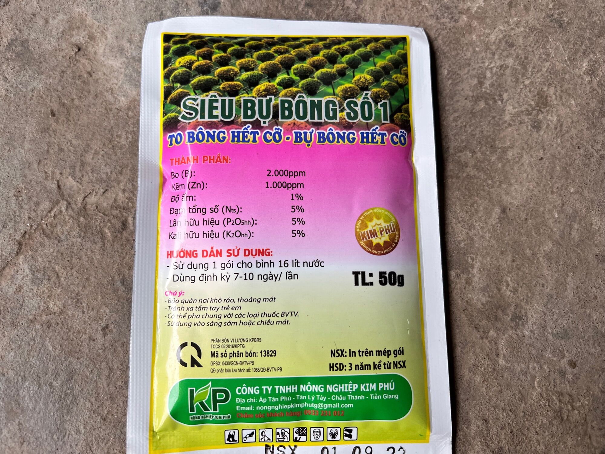 [Combo 5 gói phân bón siêu bự bông] to bông hết cỡ mập nụ lâu tàn lên màu bông