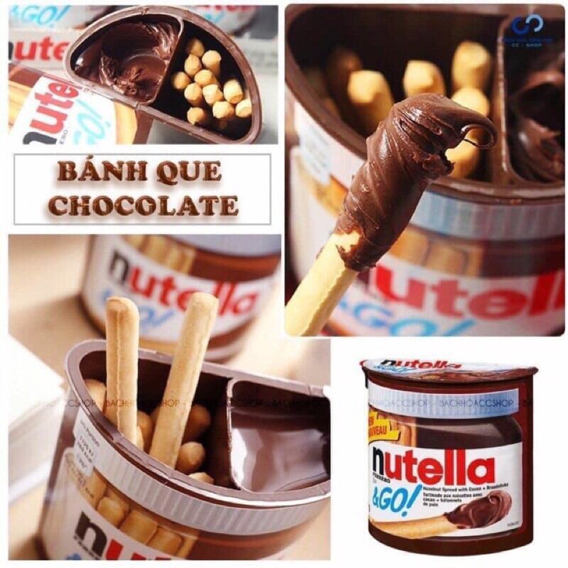 Bánh Que Chấm Socola Nutella & Go 52g