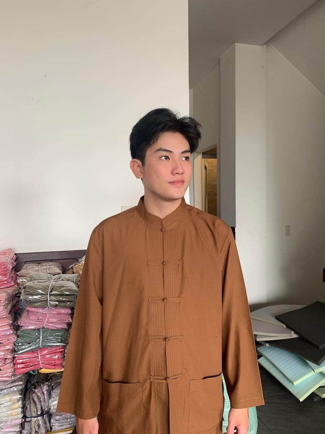 đồ nam đi chùa#bộ nam Phật tử#lãnh tụ nam