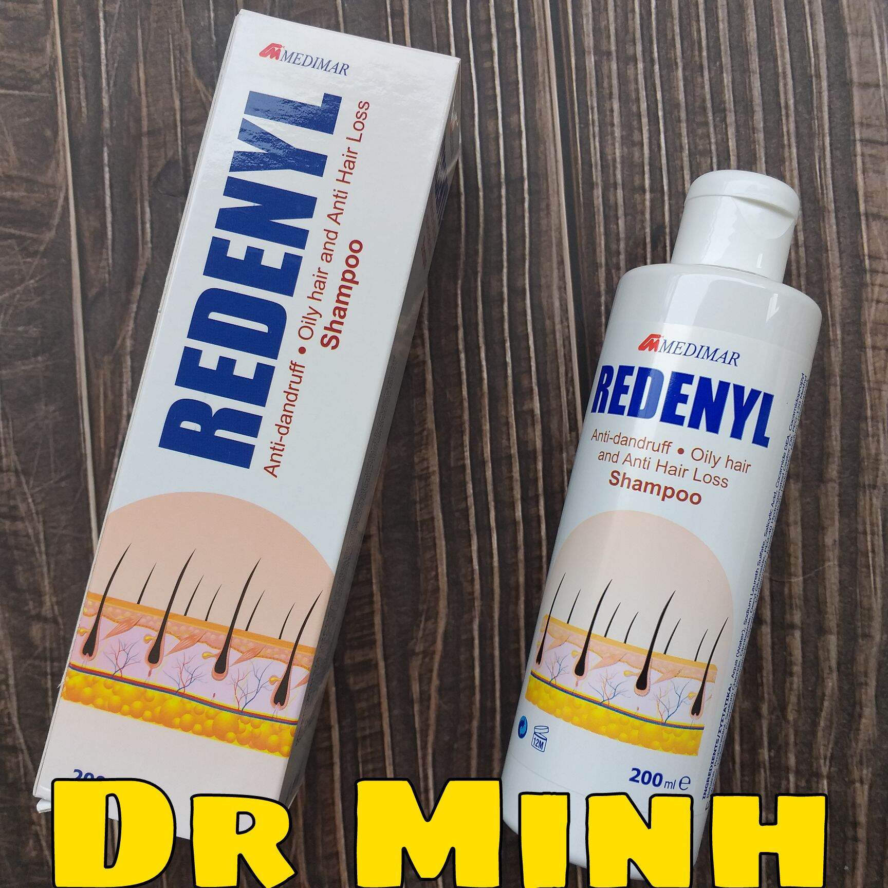 Dầu gội Redenyl 200ml giúp kích thích mọc tóc