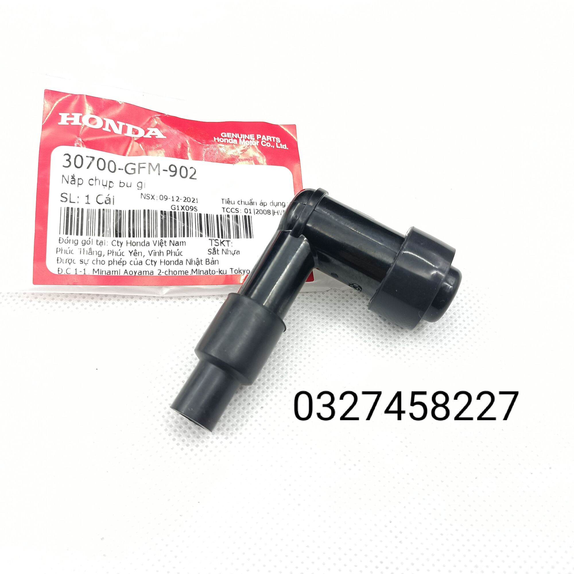 Đầu nắp chụp bugi xe dream, wave, future... zin honda..