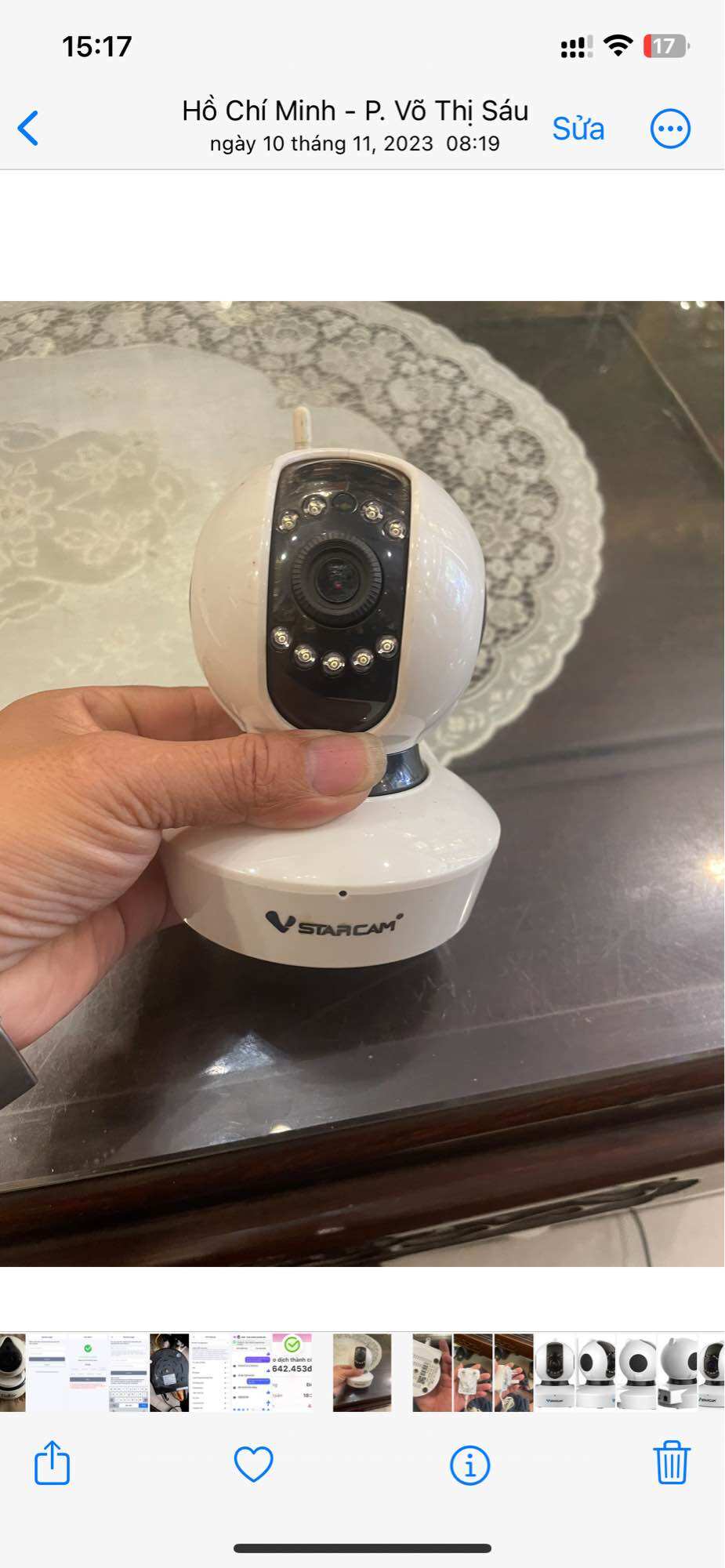 Vstarcam mini wifi ip camera c7823ưip đa qua sử dụng