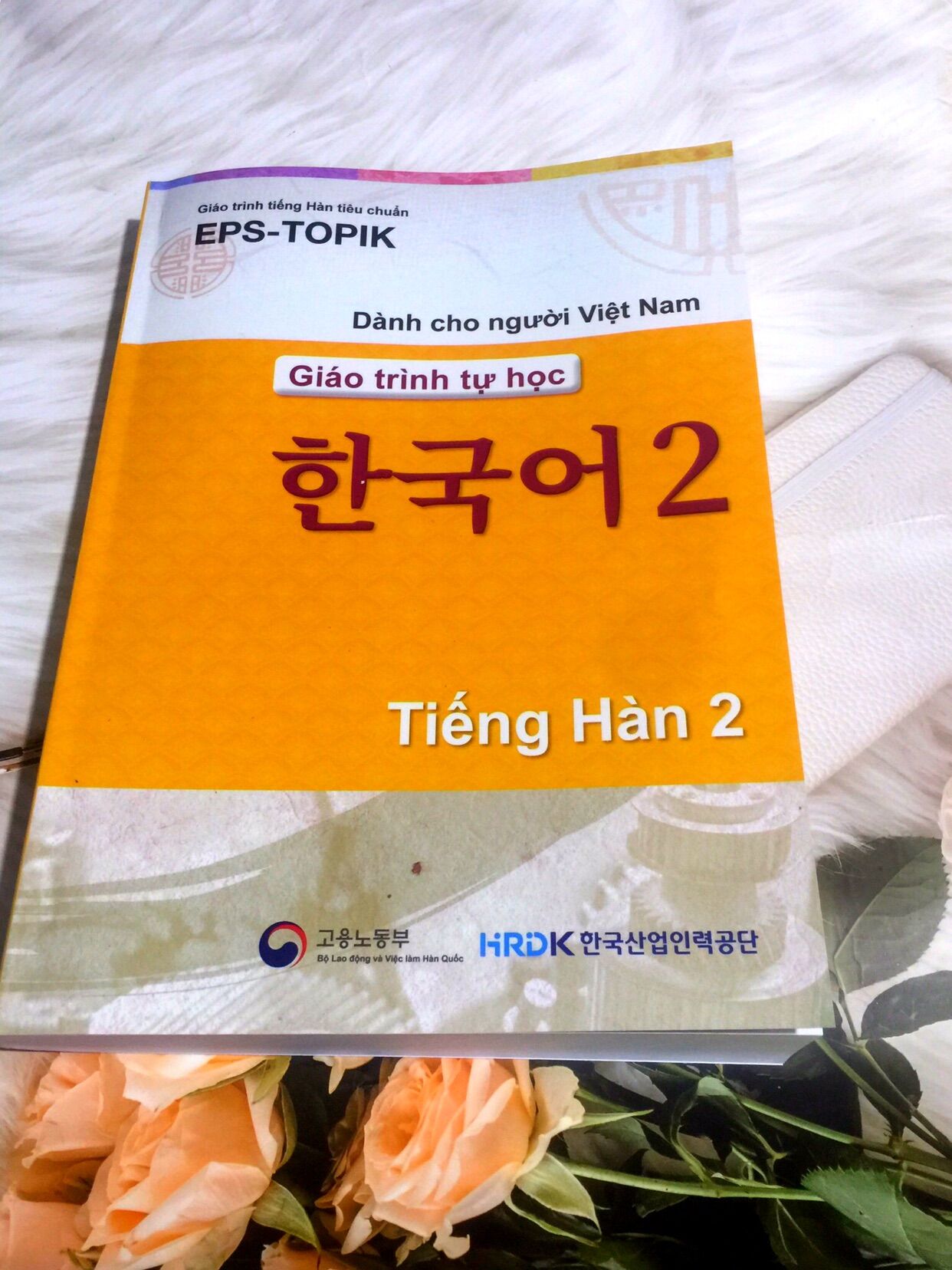 Eps topik GT tự học tiếng Hàn 2 bản màu đẹp