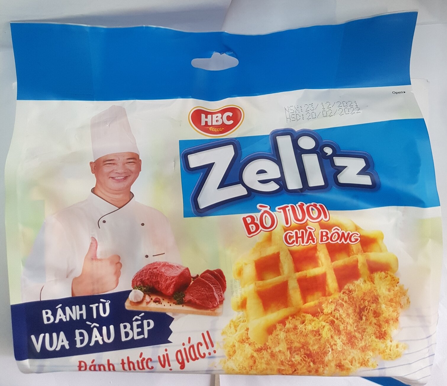 Bánh bò tươi chà bông zeli'z - 156g