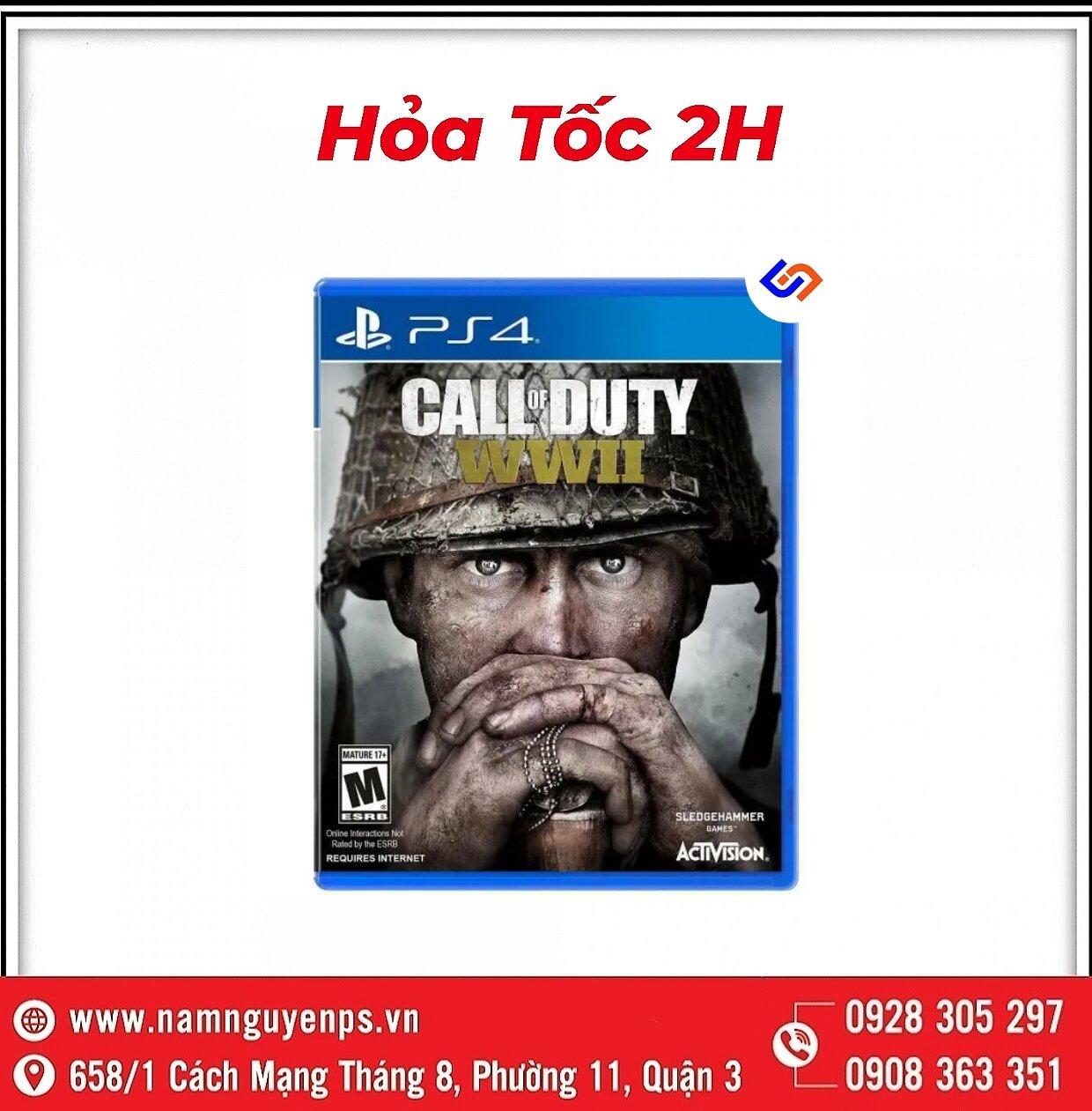 Đĩa Game PS4 | Call of Duty WW2 COD