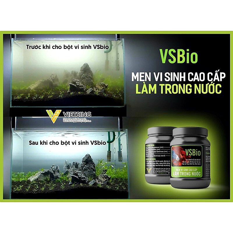 Men vi sinh VS Bio - Làm trong nước hồ cá - Mr Fish