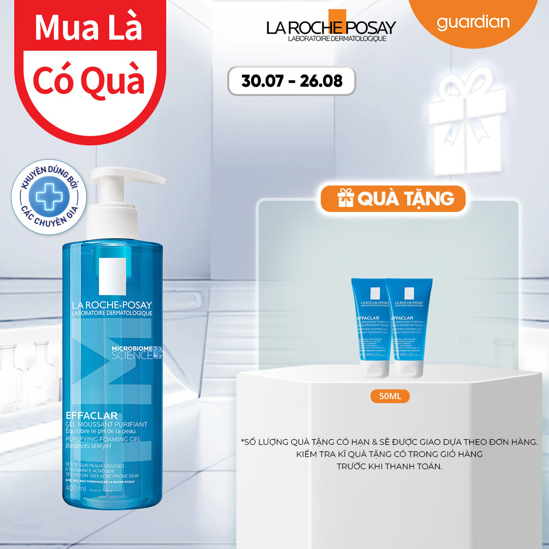 Gel Rửa Mặt Tạo Bọt Da Dầu La Roche-Posay 400Ml