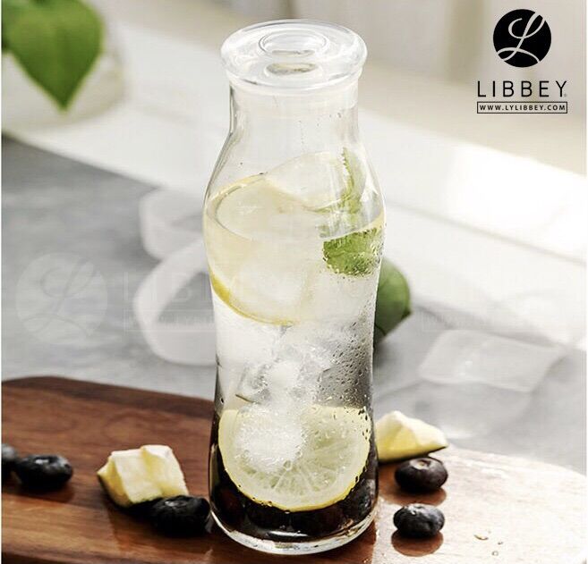 Combo 2 Chai Libbey Trend Swerve 565ml (nắp thủy tinh)