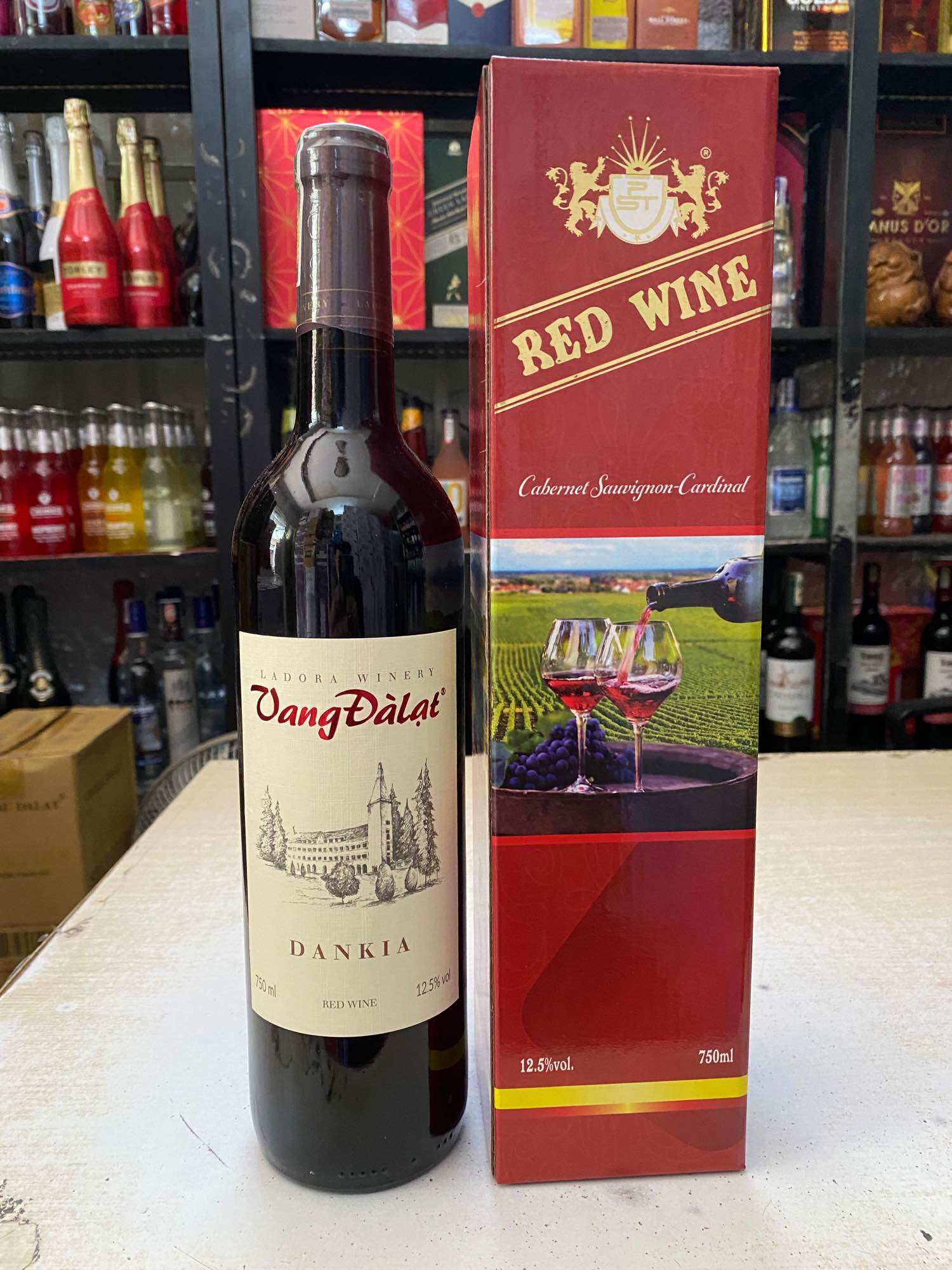 Vang Đà Lạt Đỏ ĐANKA 12.5% 750ml