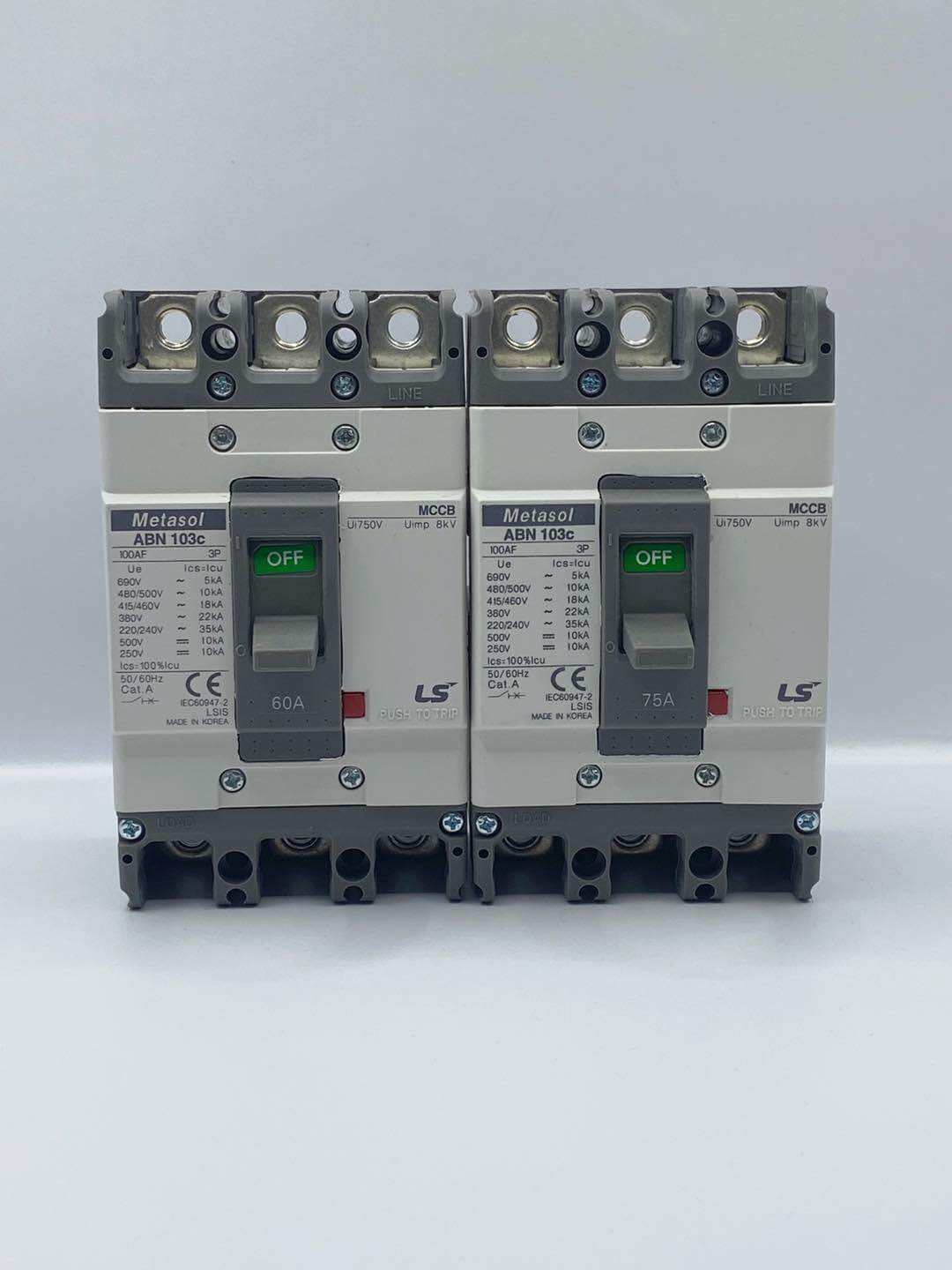 ATTOMAT Át khối 3 pha mccB LS 3P ABN 100A