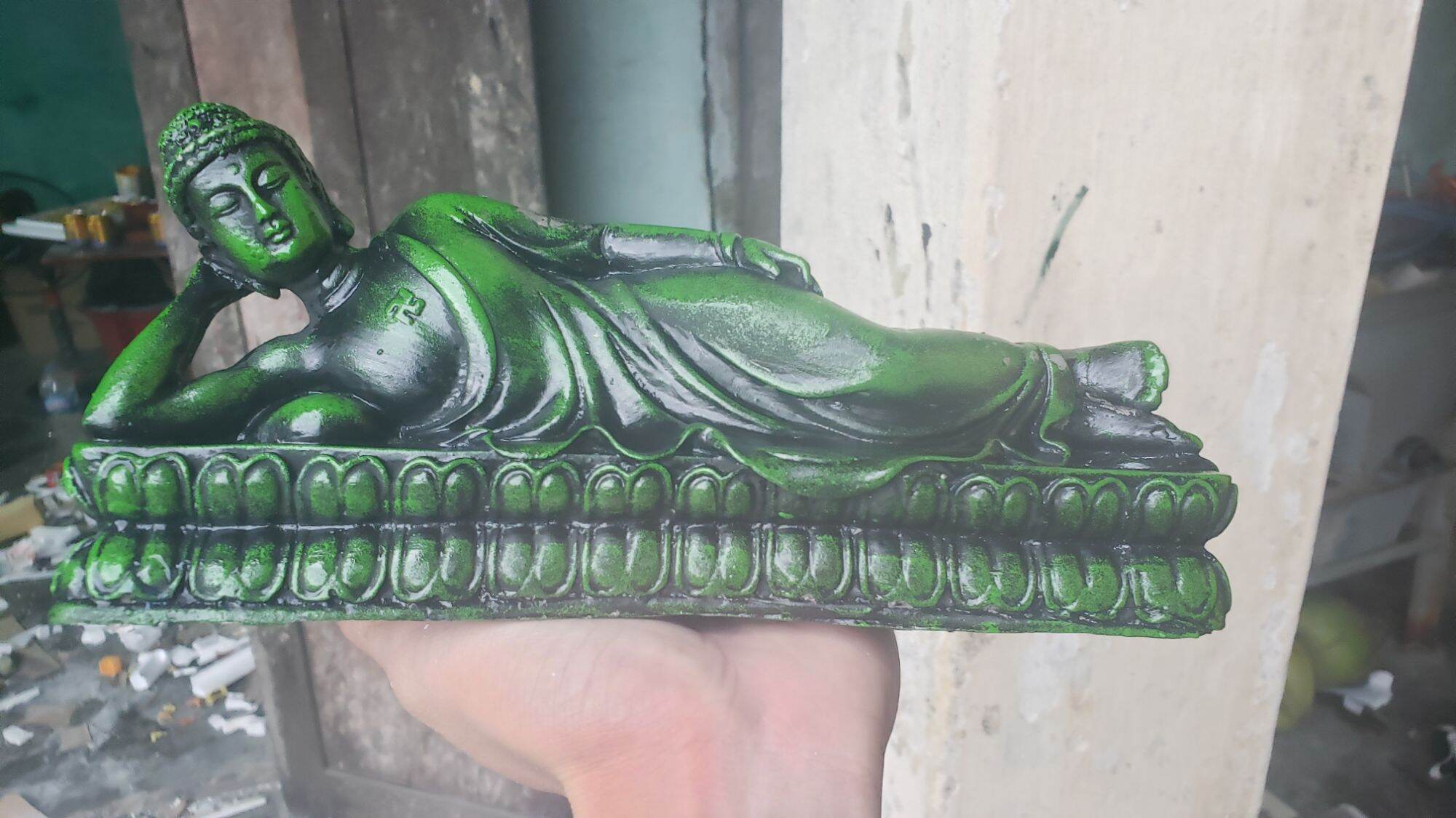 TƯỢNG PHẬT NẰM DÀI 22CM.