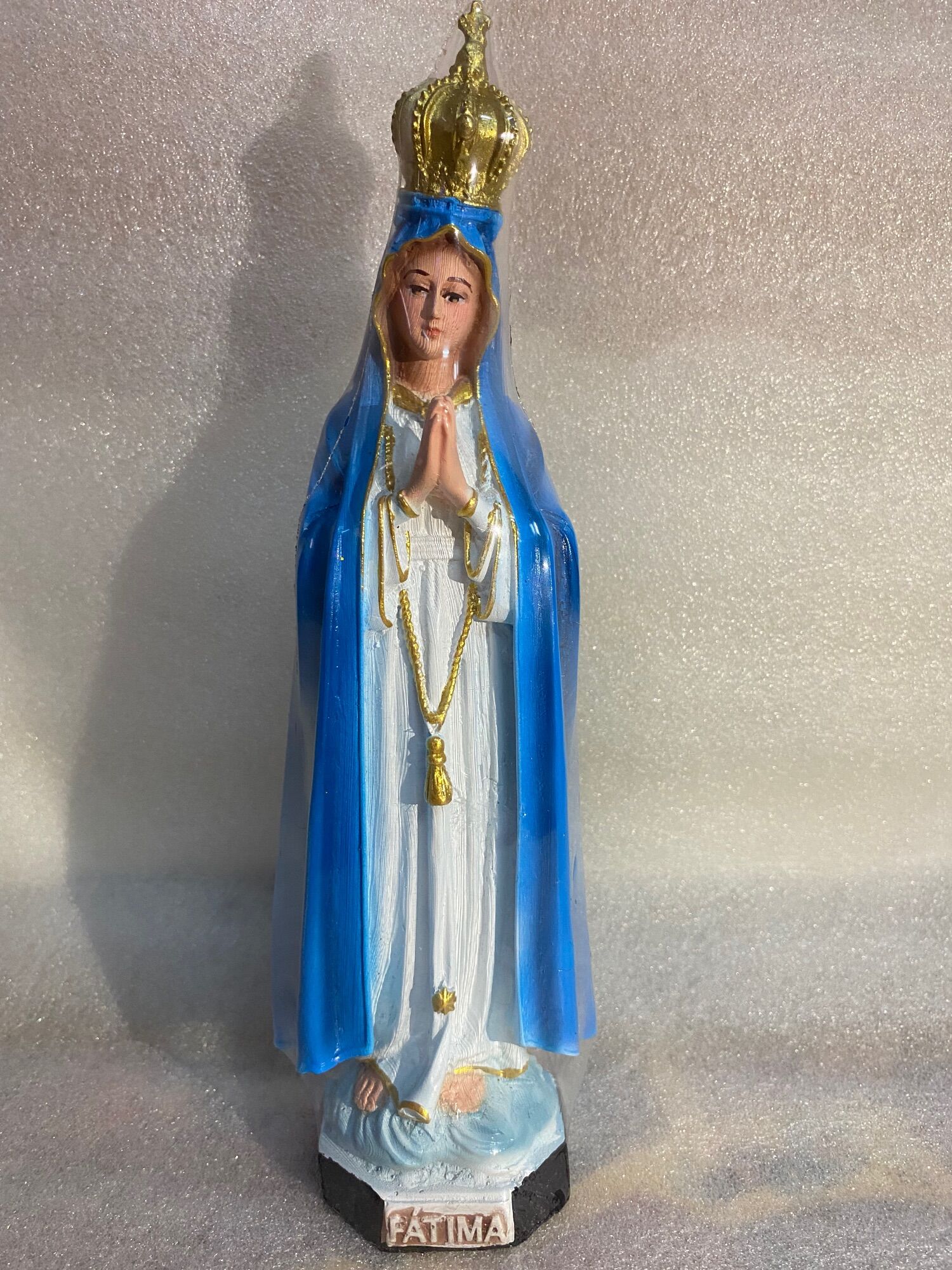 Tượng công giáo - Tượng Đức Mẹ Fatima 25cm (mẫu mới)