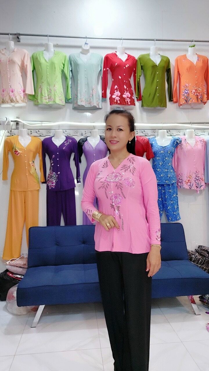 Áo Bà Ba Đính Đá