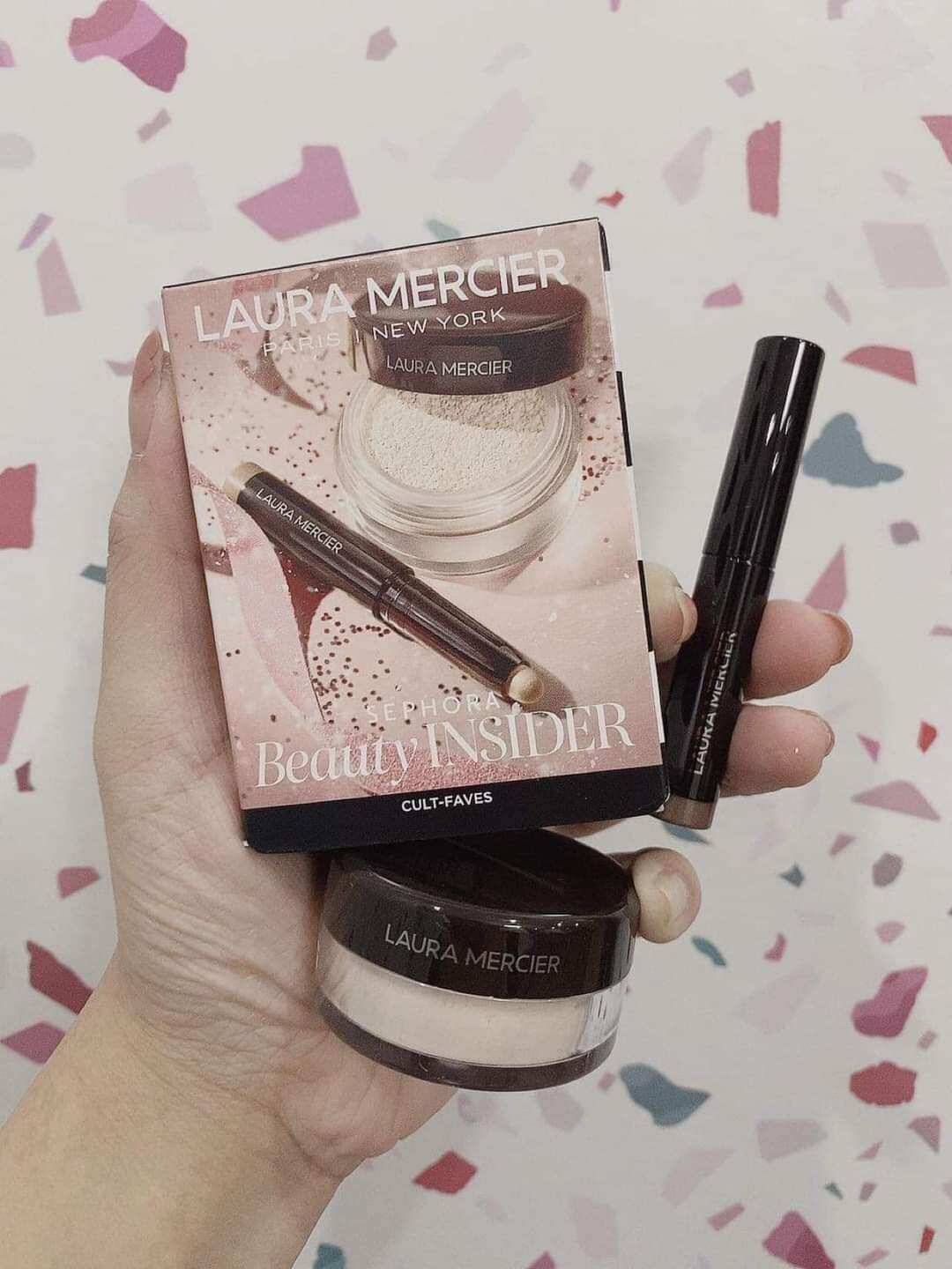 Set phấn bột Makeup Laura Mercier mini size