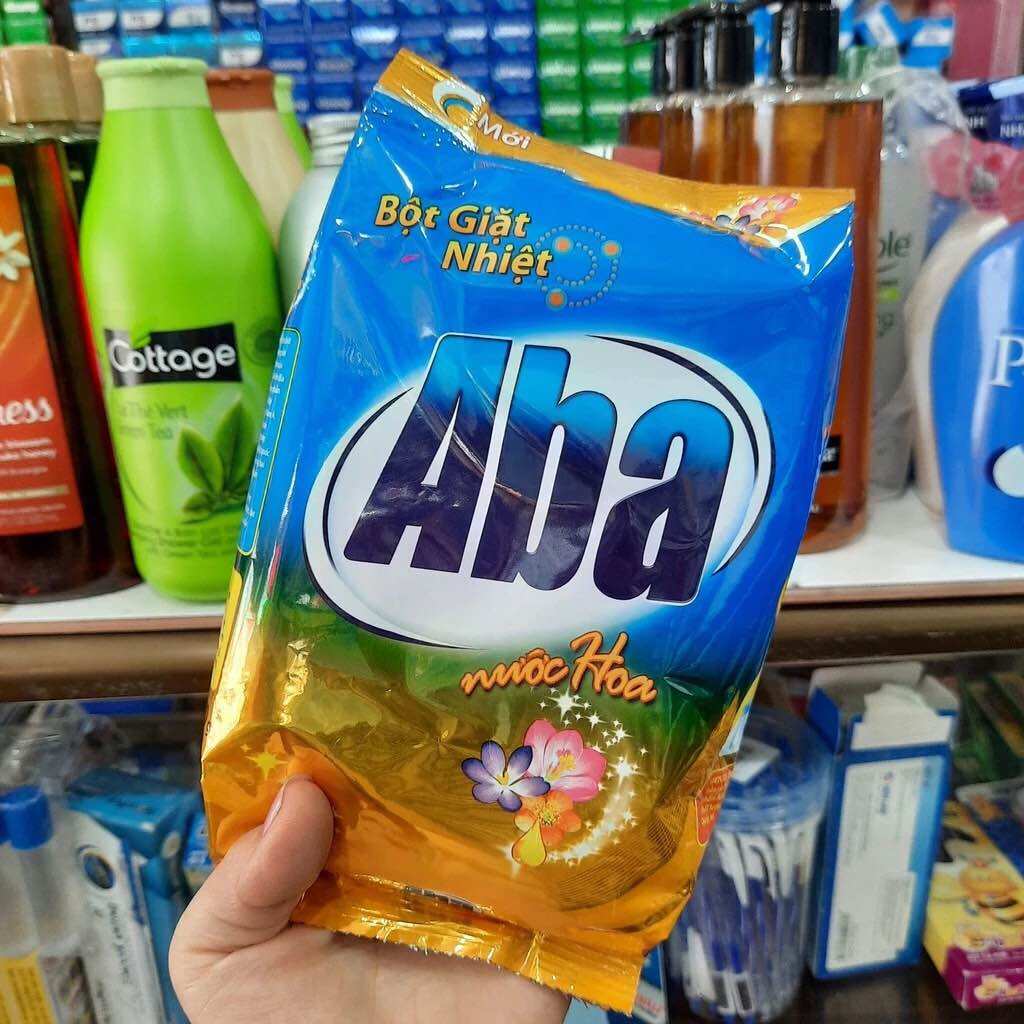 Bột giặt nhiệt Aba sạch tinh tươm 380g