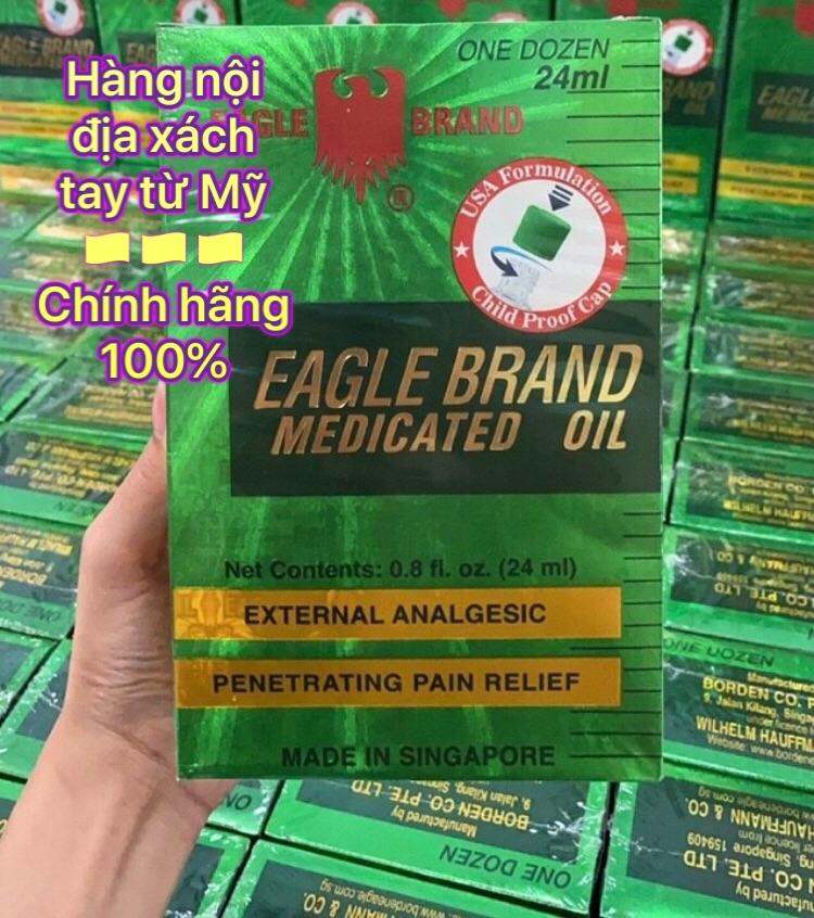 Dầu xanh con ó mỹ nội địa