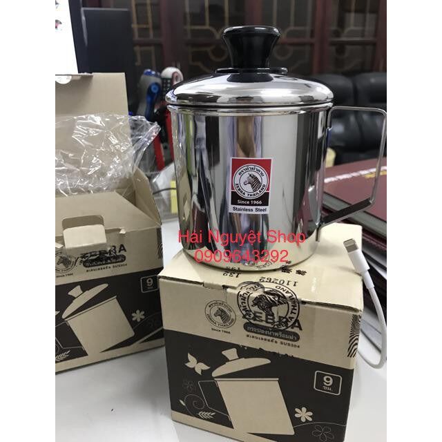 CA NƯỚC CÓ NẮP ZEBRA THÁI LAN - SUS304