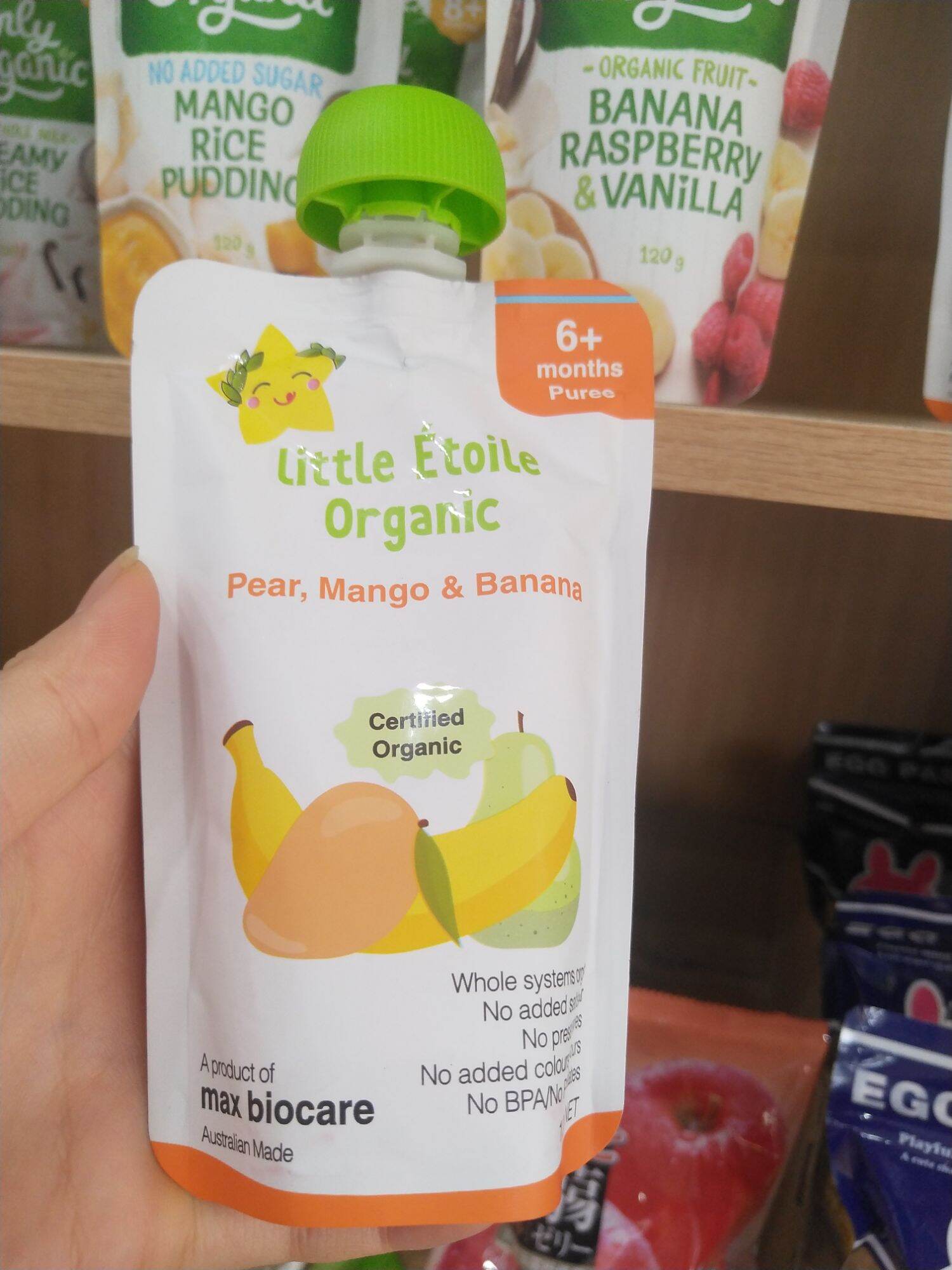 Hoa quả nghiền hữu cơ Little Étoile