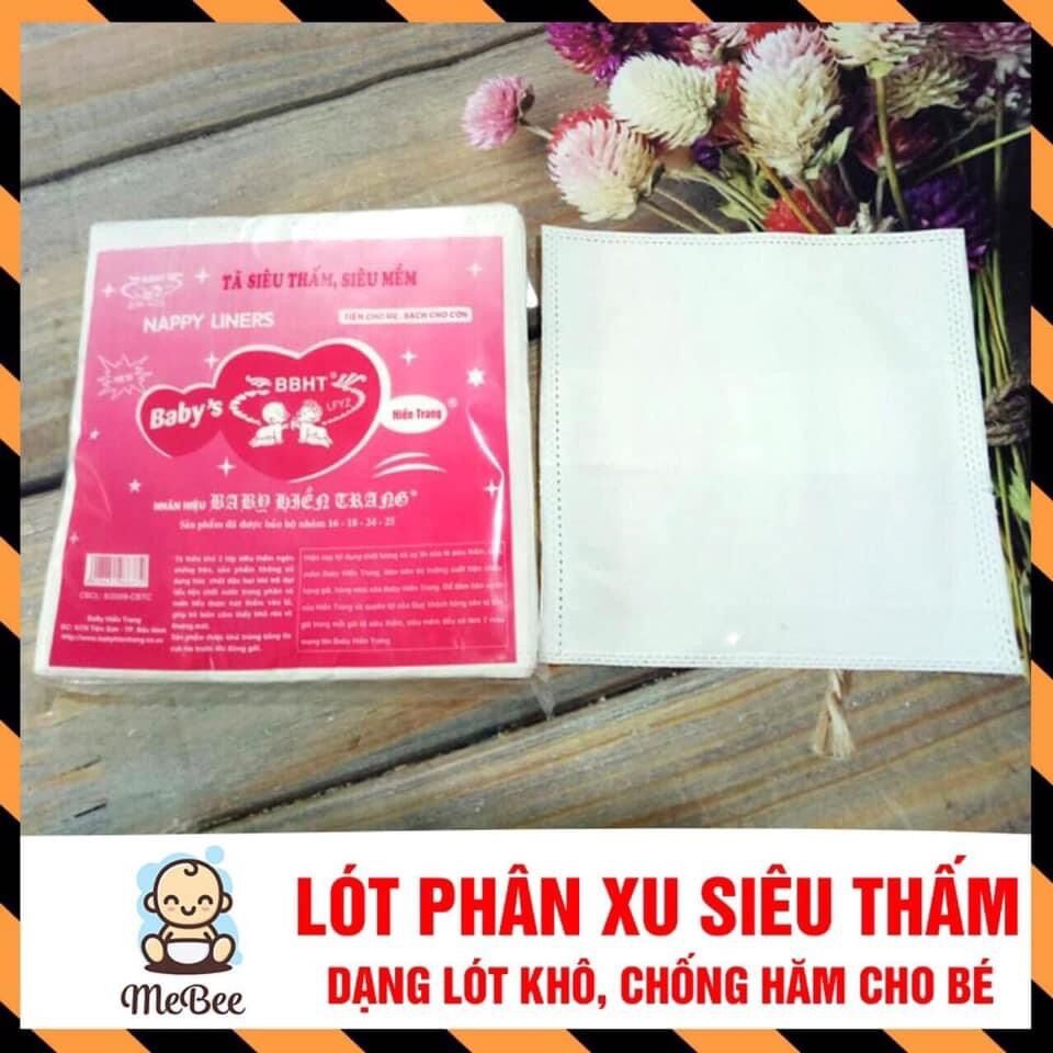 Giấy lót phân su cho trẻ sơ sinh siêu thấm 3 lớp hiền trang - miếng lót chống thấm cho bé - tã/tả giấy lót phân xu trẻ sơ sinh -