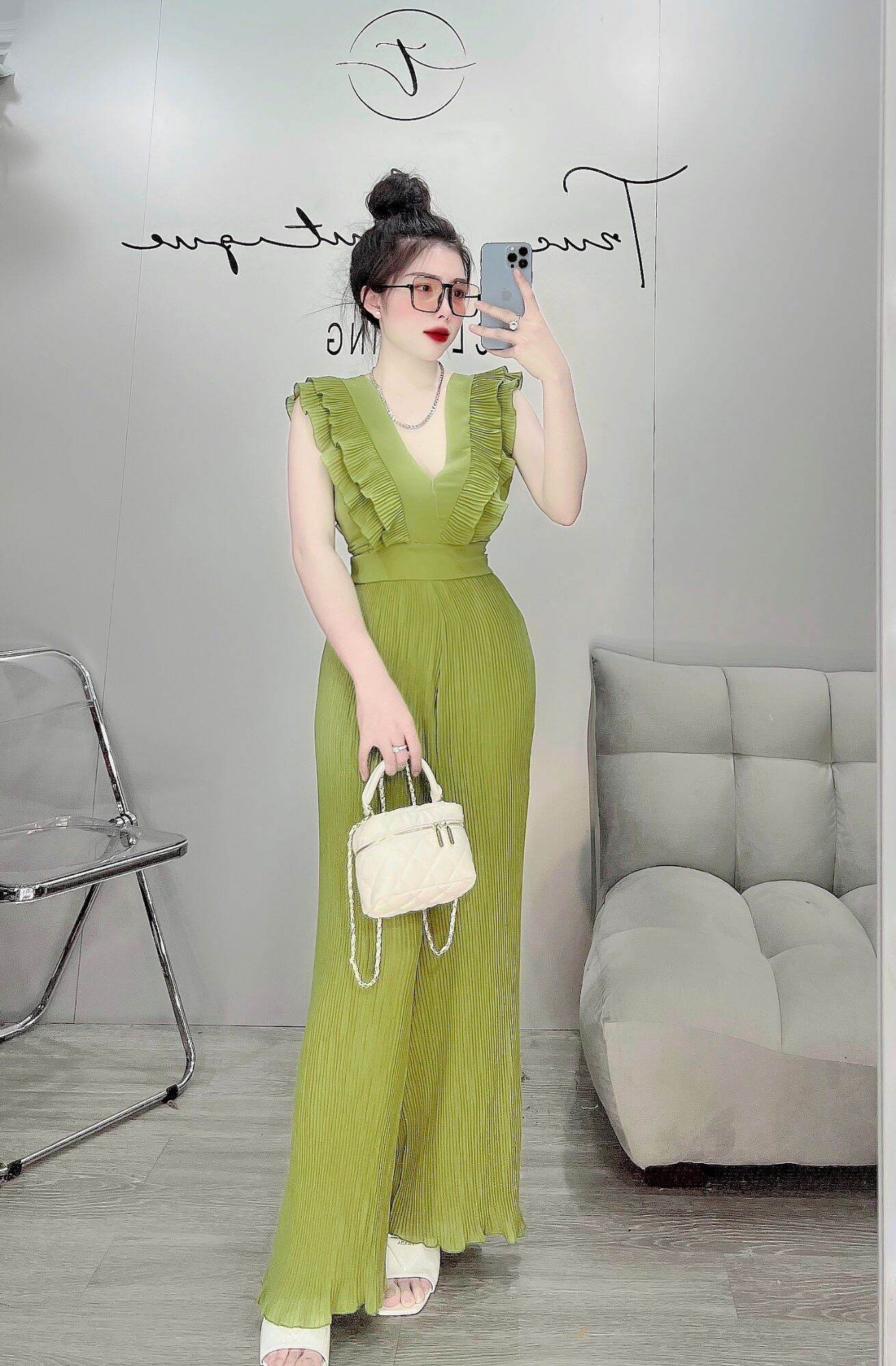 jum dập ly chât vải voan mềm mịn