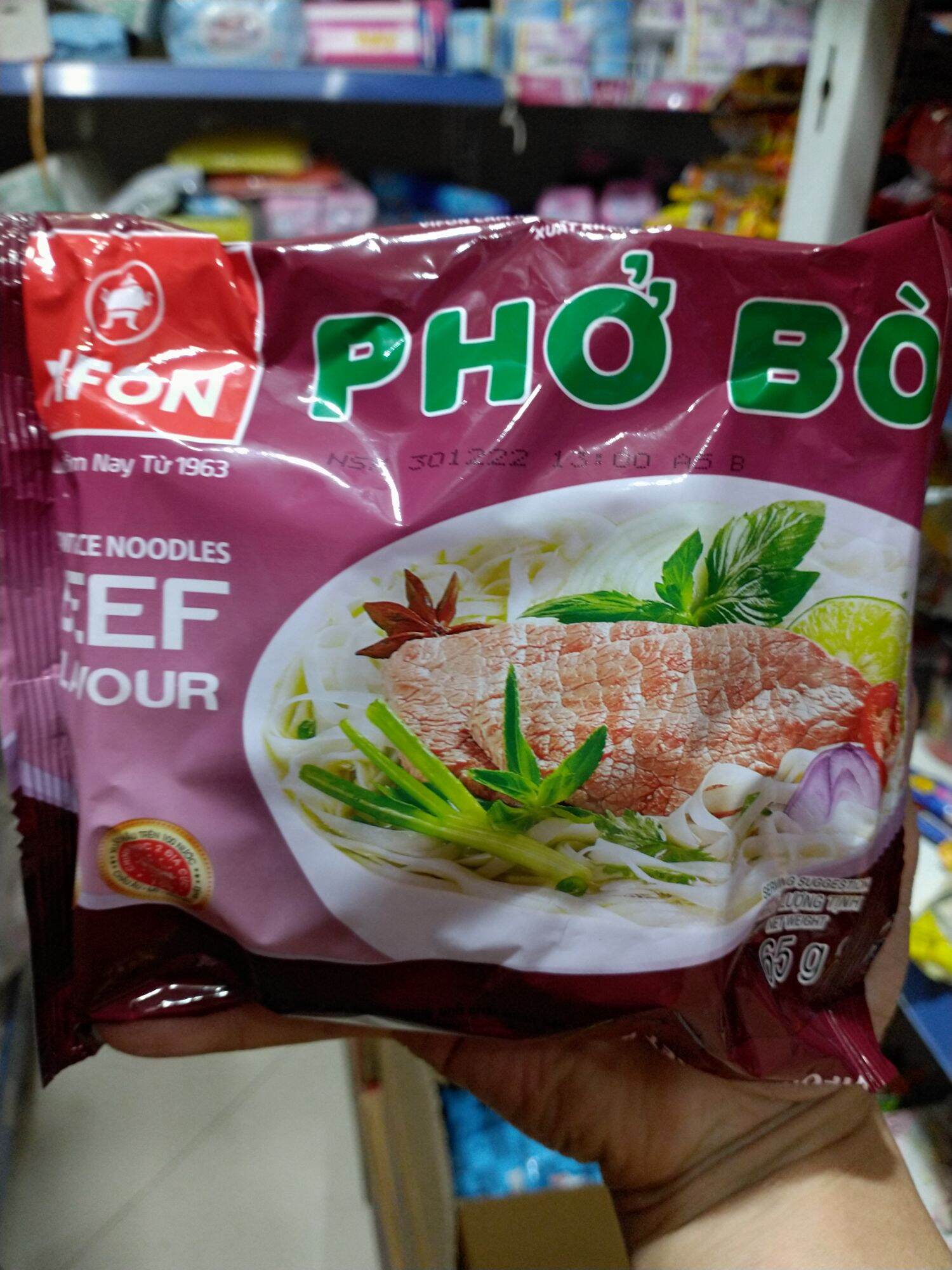 Phở ăn liền Vifon bò/gà gói 65g