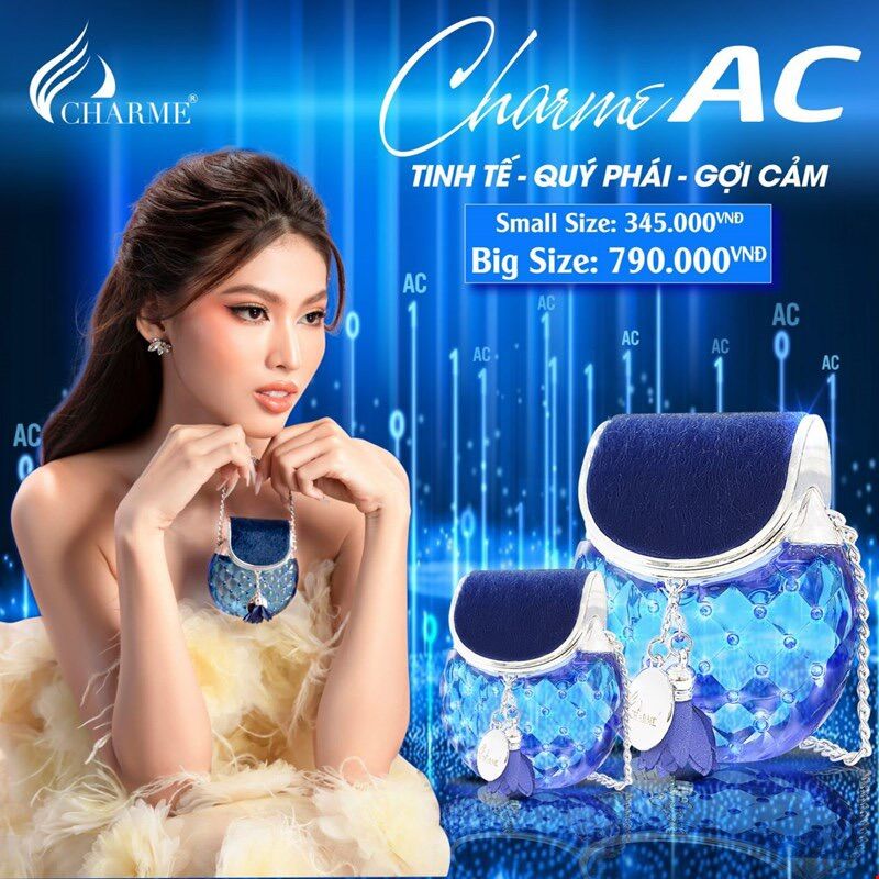 Nước hoa nữ AC màu xanh 65ml ( chai lớn )