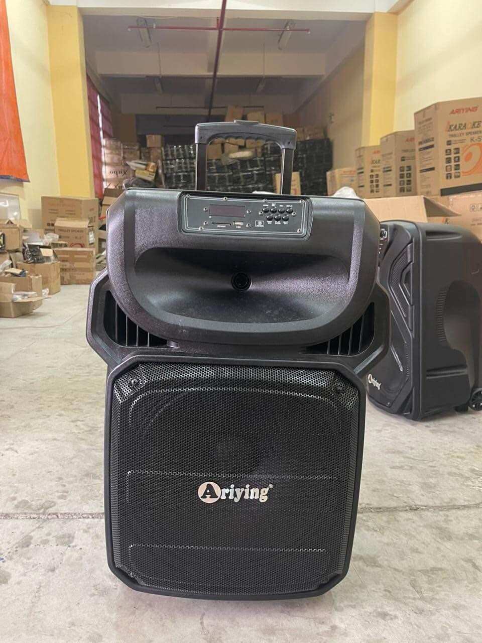 [Trả góp 0%]Loa kéo di động bluetooth 4.5 Tấc - Loa kẹo kéo Ariying A1508 Tặng 2 micro cao cấp