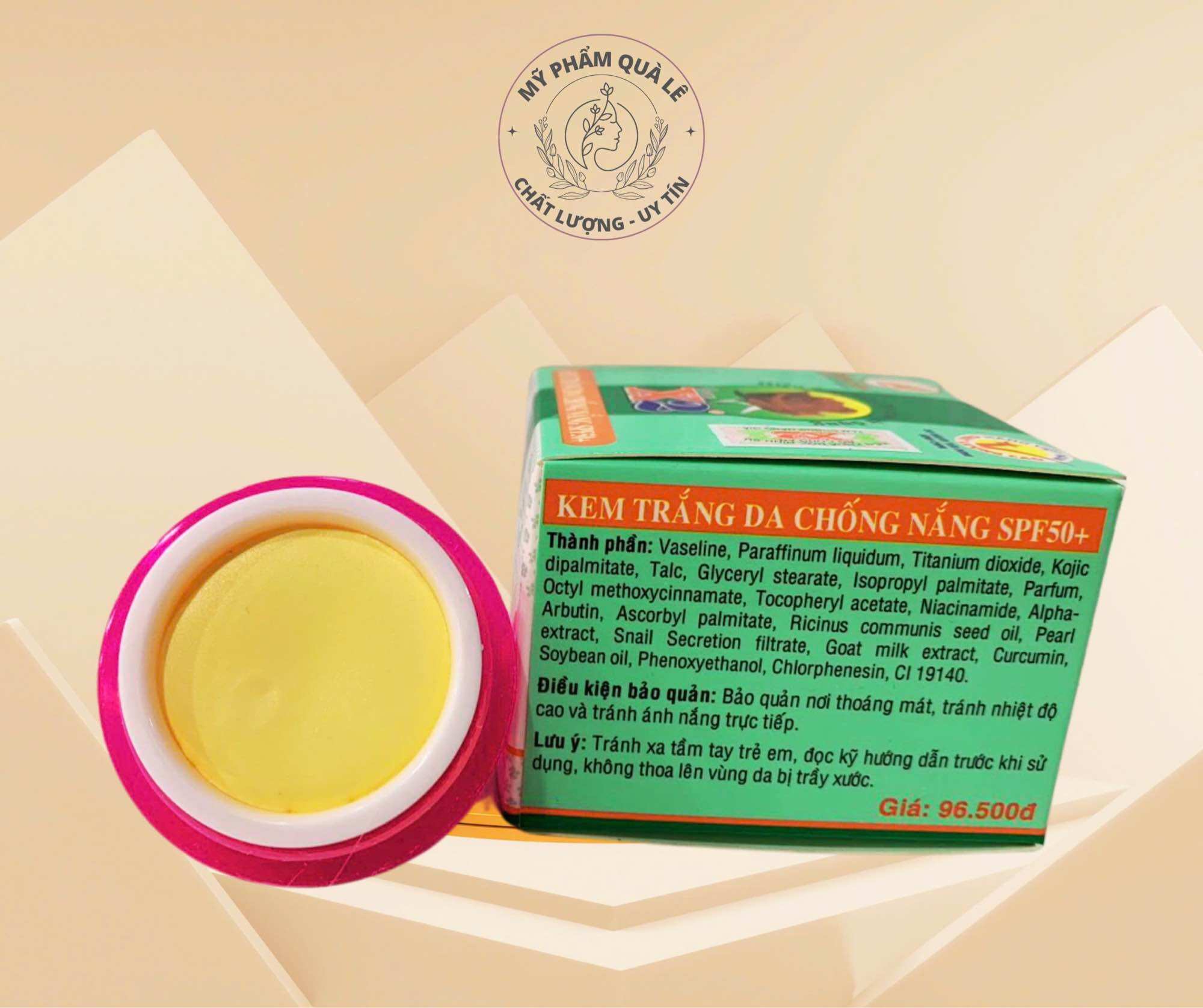 [ chuẩn hàng cty 100%] kem X2 trắng da chống nắng hủ 8g